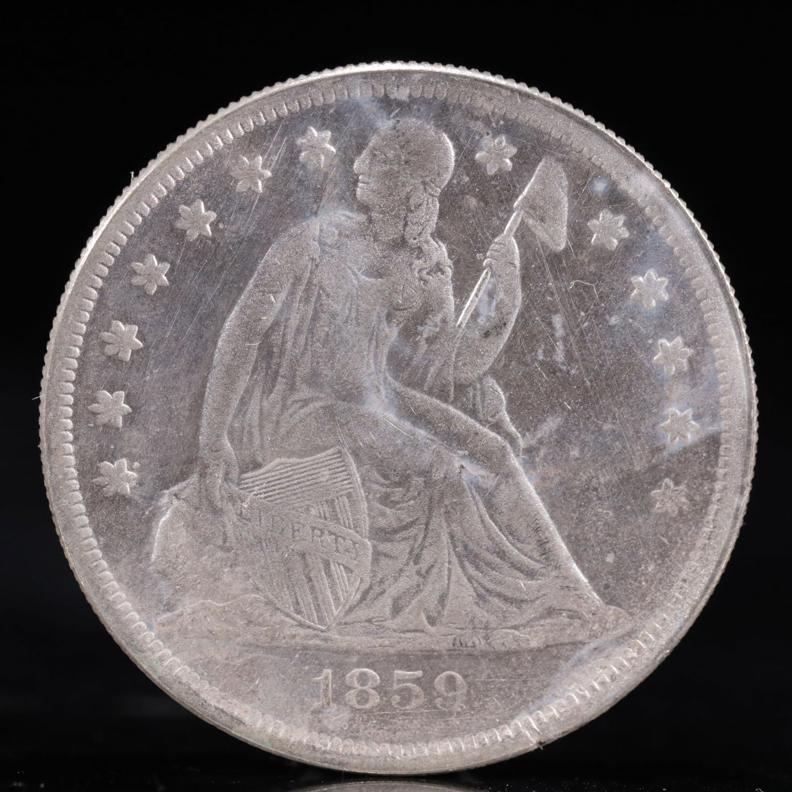 USA One Dollar 1859 Coin (1 of 2)