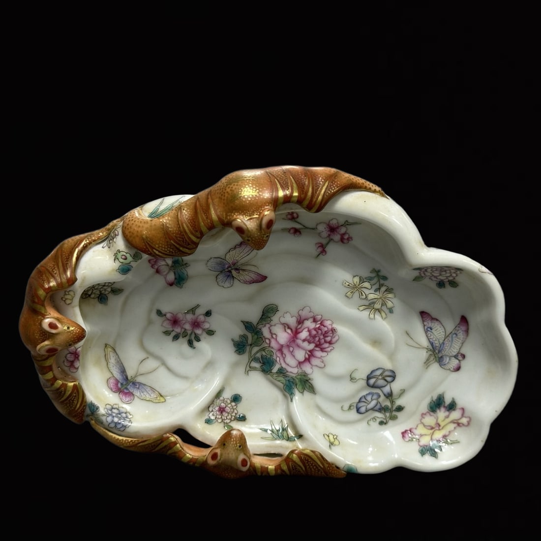An Exquisite Famille-Rose Flower Pattern Brush Washer (1 of 9)