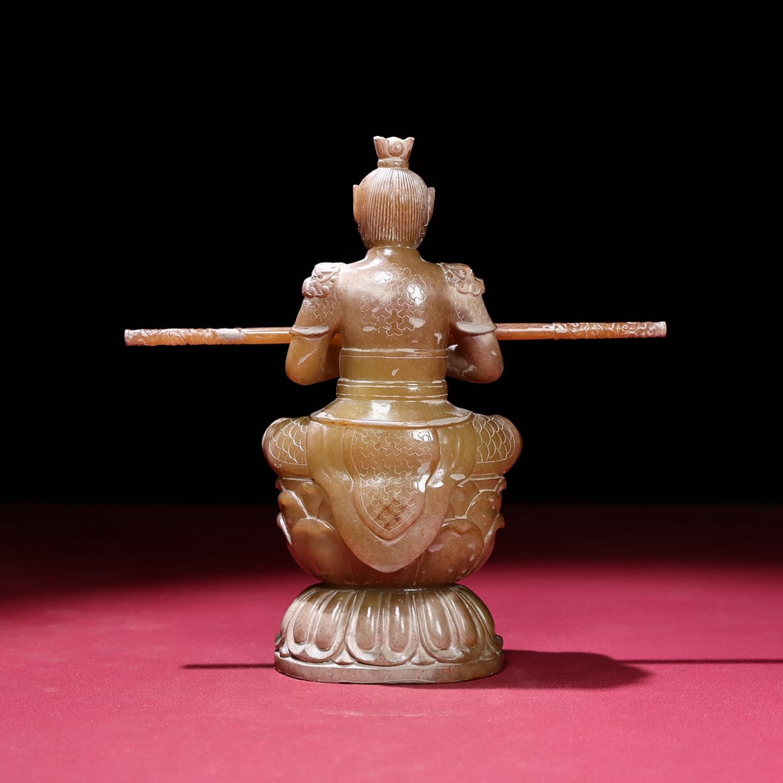 An Exquisite White Jade Monkey Ornament - 6