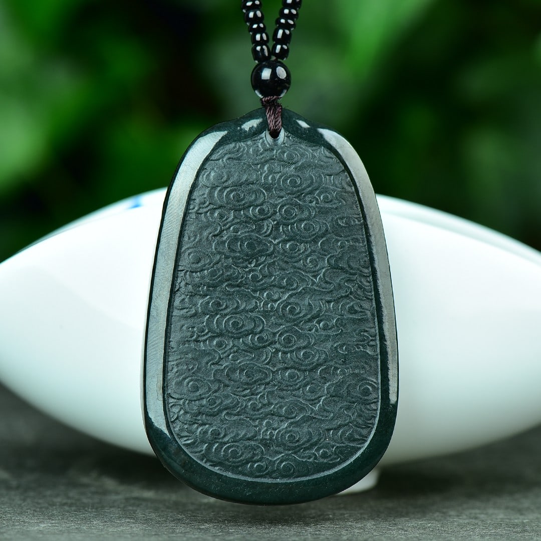 An Exquisite Jasper Tiger Pattern Pendant - 4