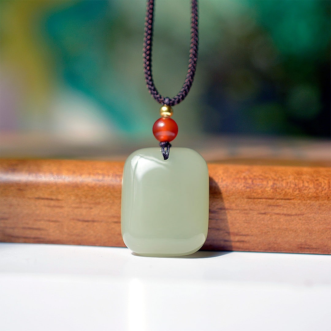 An Exquisite White Jade Pendant (1 of 5)
