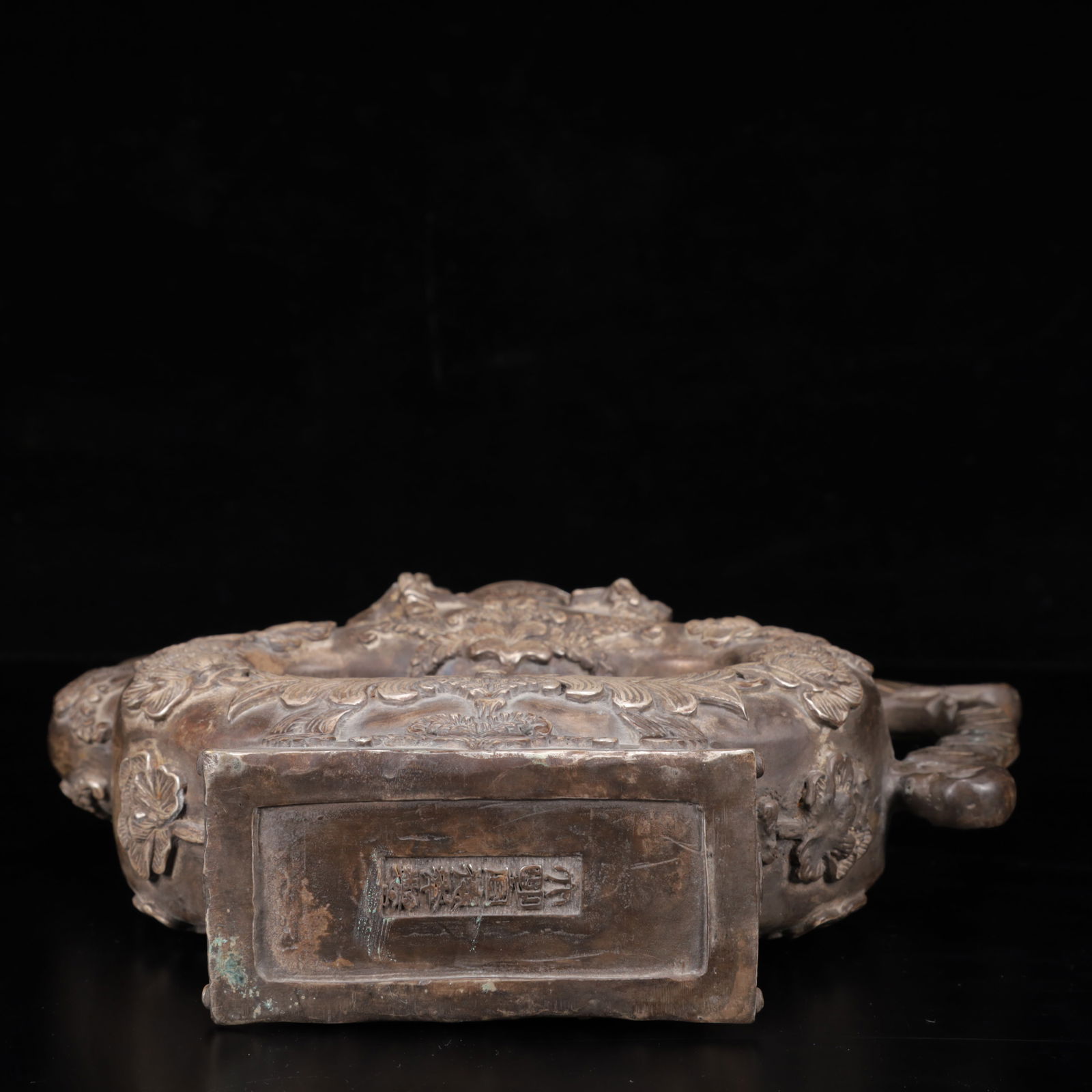 An Exquisite Silver Flower Pattern Phoenix Ornament - 13