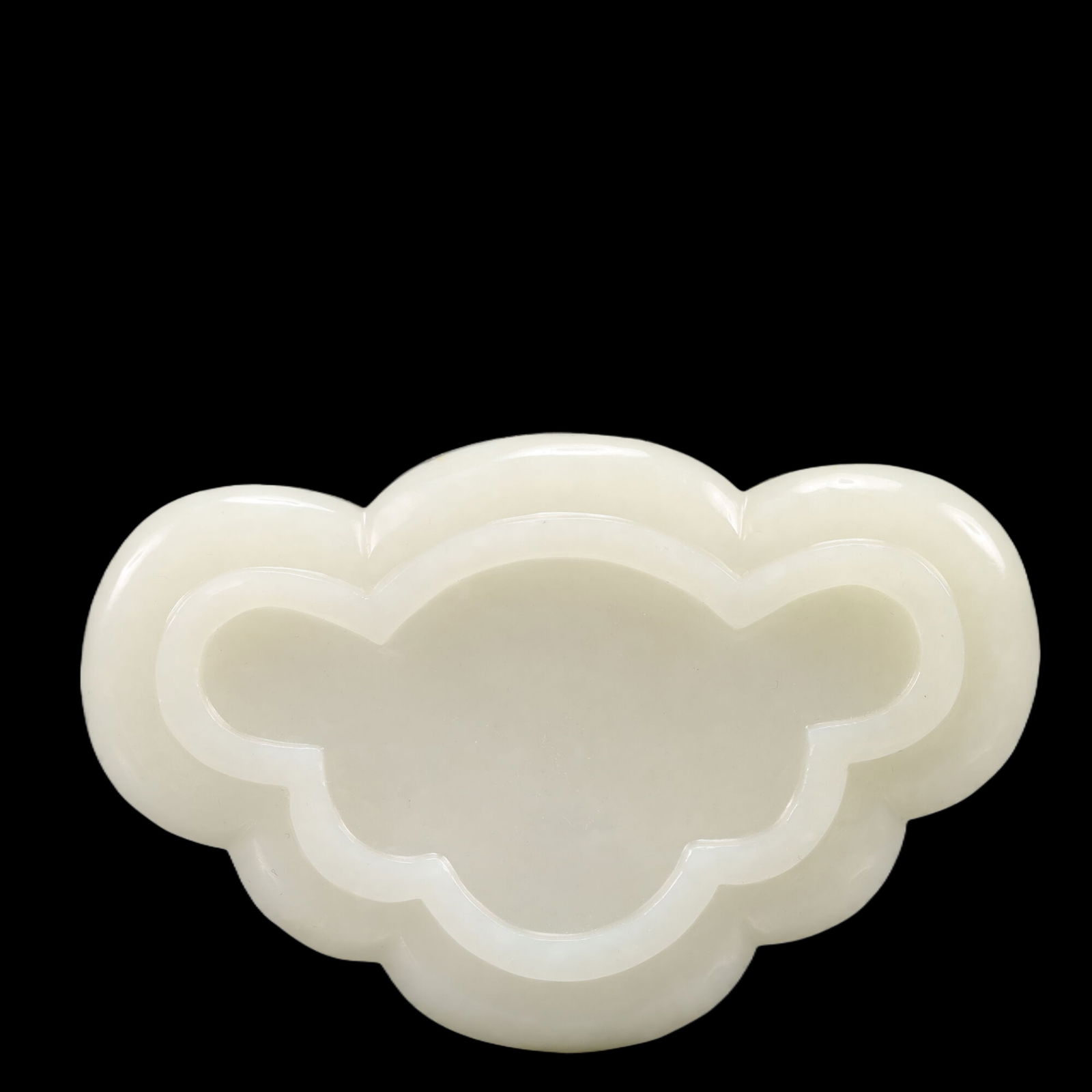 An Exquisite White Jade Bats Box - 8
