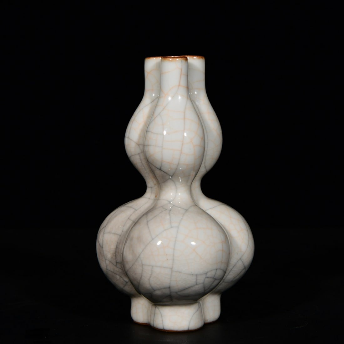 An Exquisite Ge yao Gourd-Shaped Vase (1 of 8)
