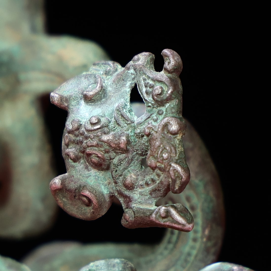 An Exquisite Silver Dragon Pattern Hook - 6