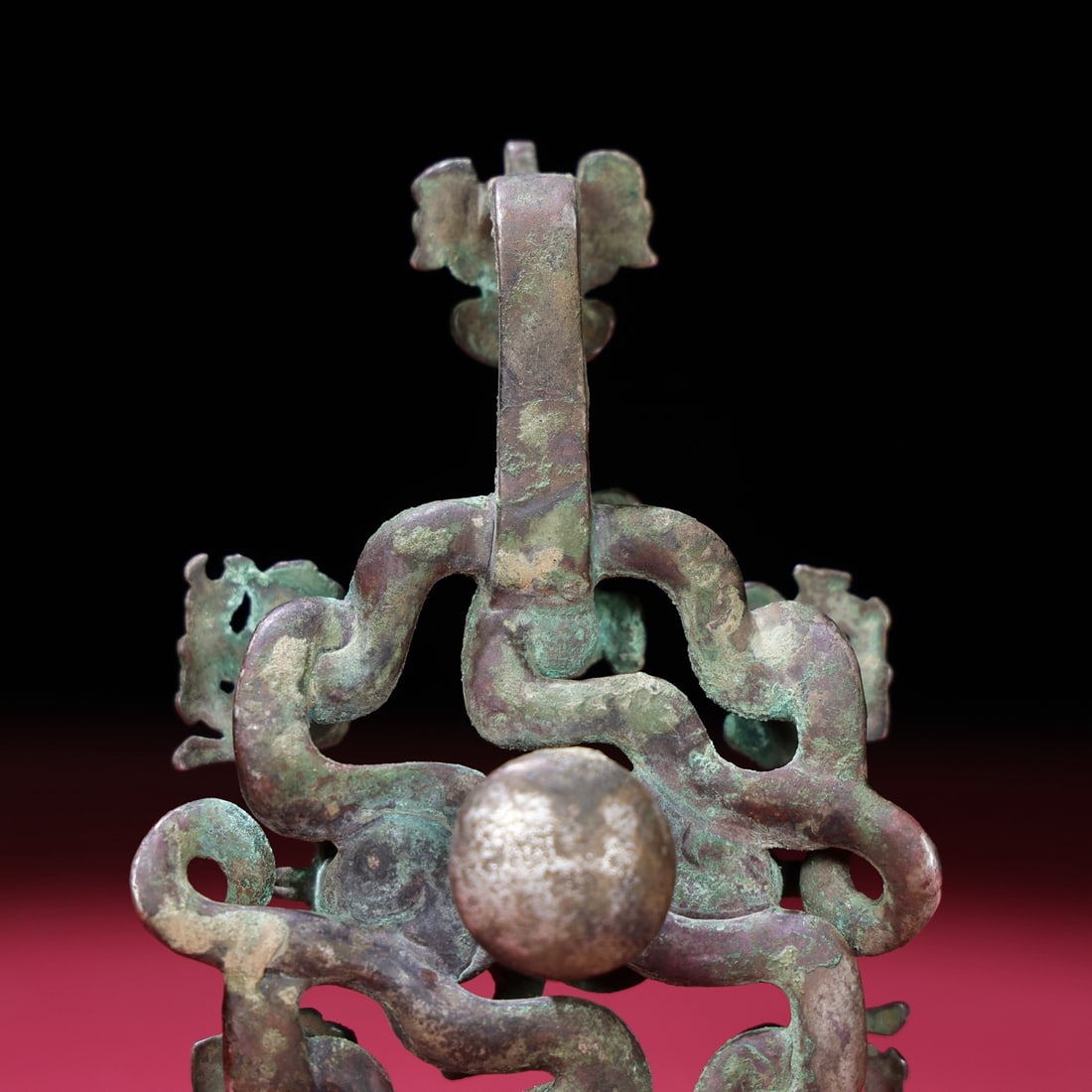 An Exquisite Silver Dragon Pattern Hook - 7