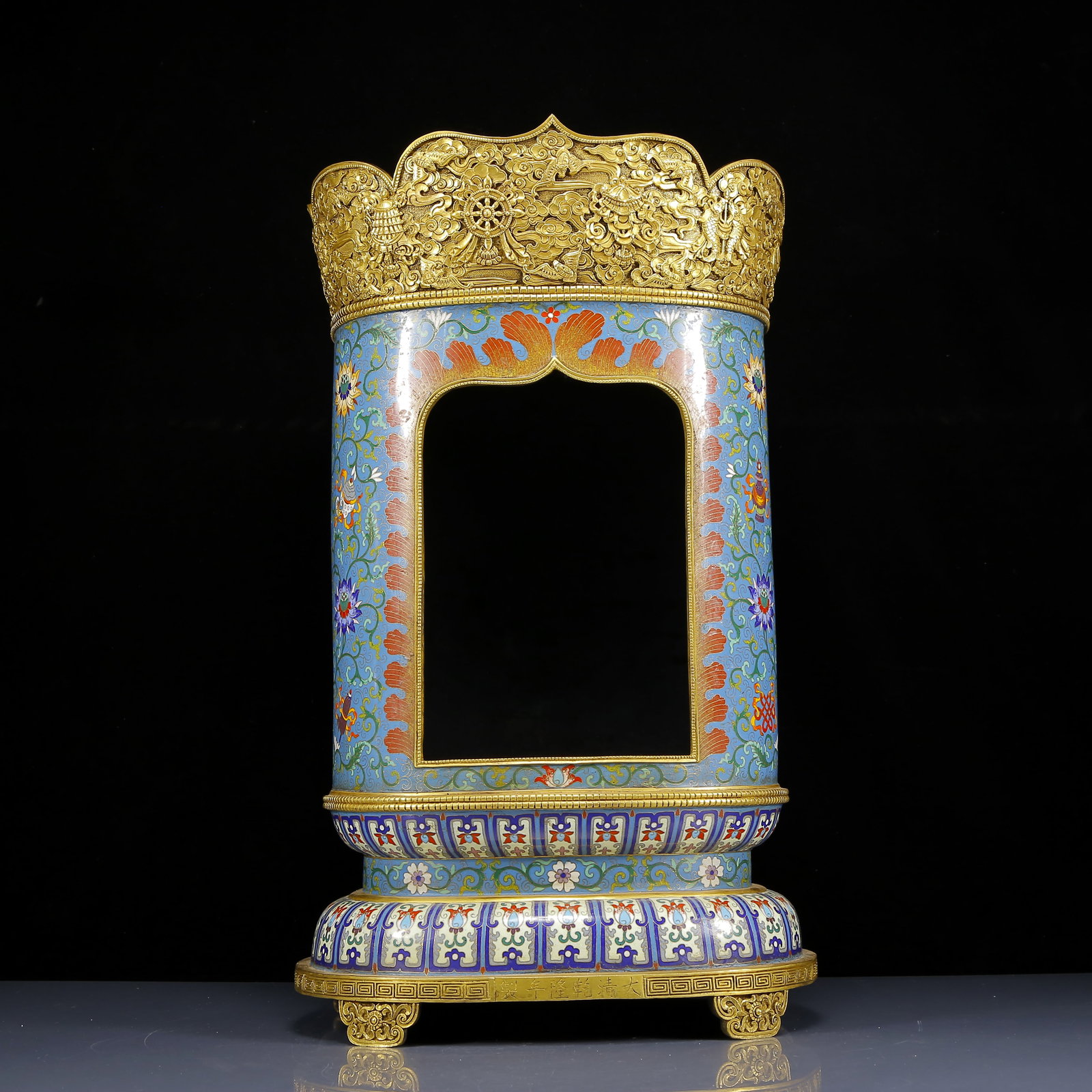 A Huge Cloisonne Eight Treasures Pattern Niche (1 of 8)