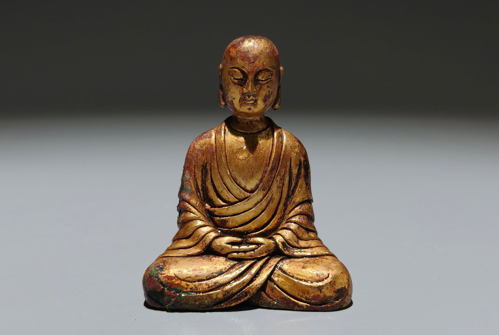 A Solemn Gilt Bronze Buddha Statue (1 of 9)