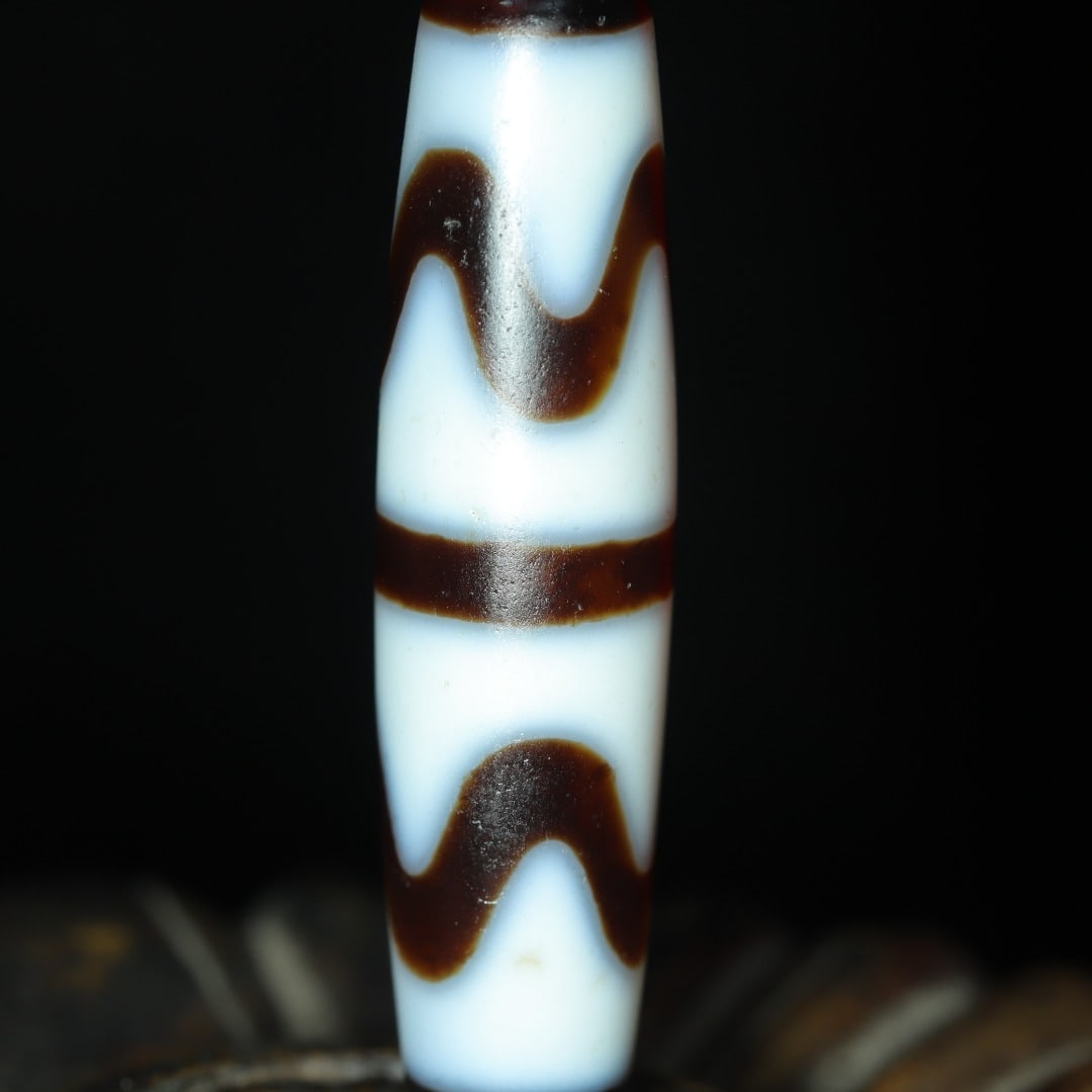 An Exquisite Dzi Bead Pendant - 4