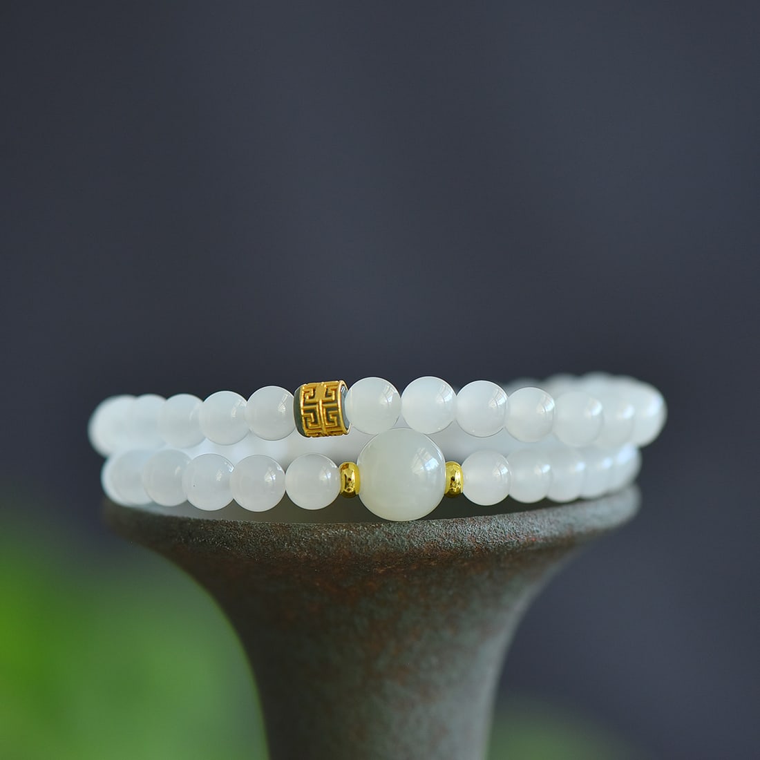 An Exquisite White Jade Bracelets - 6