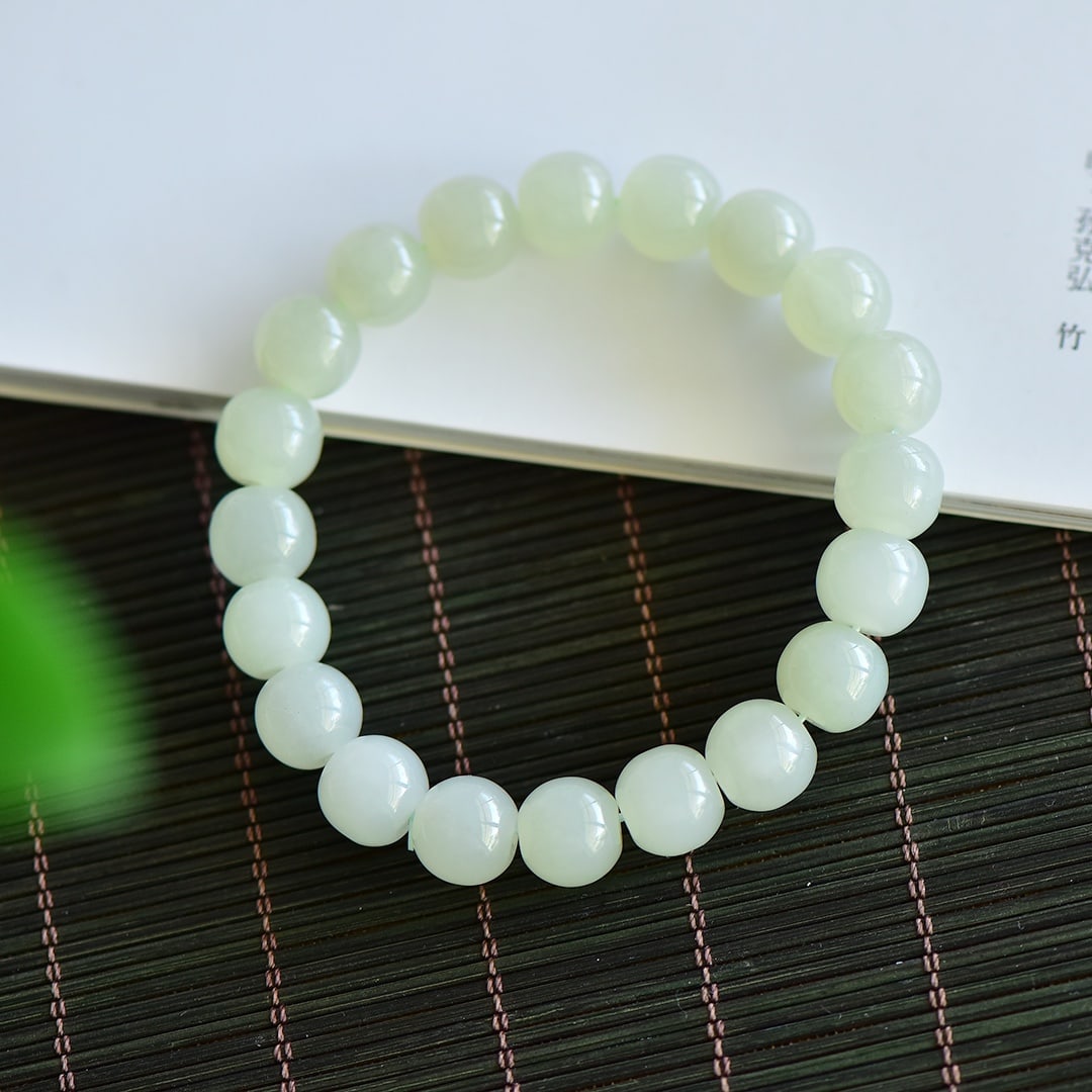 An Exquisite White Jade Bracelets - 2