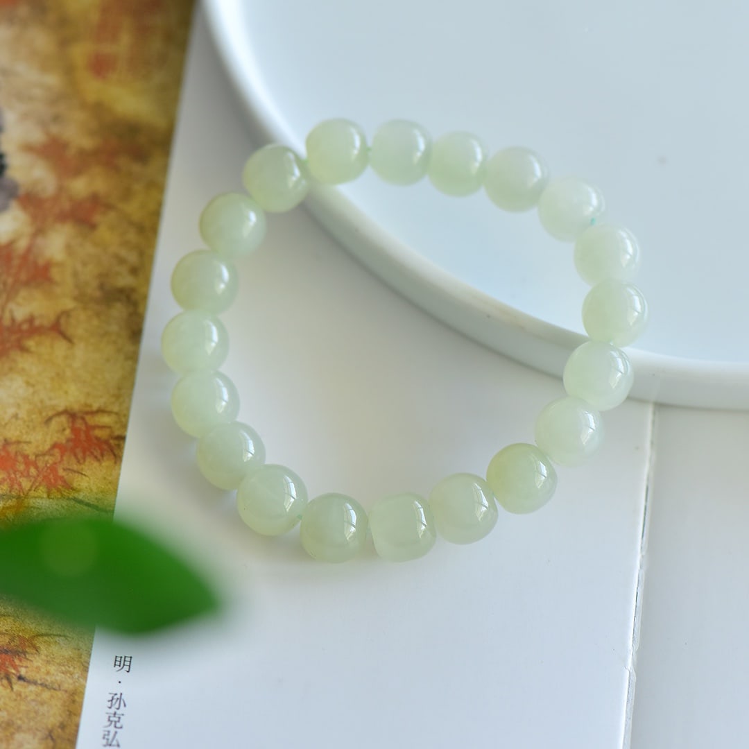 An Exquisite White Jade Bracelets - 4