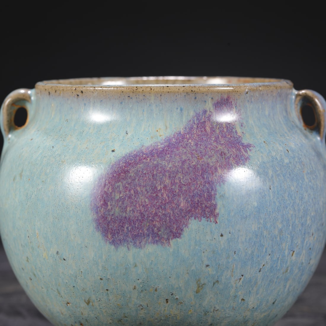 An Exquisite Jun yao Double-Ears Jar - 8