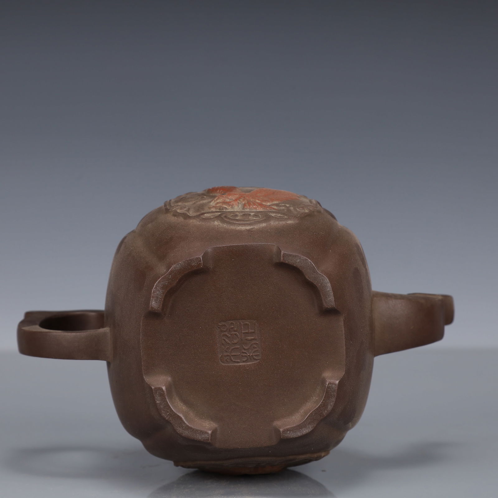 An Exquisite Purple Sands Eagle Pattern Teapot - 8