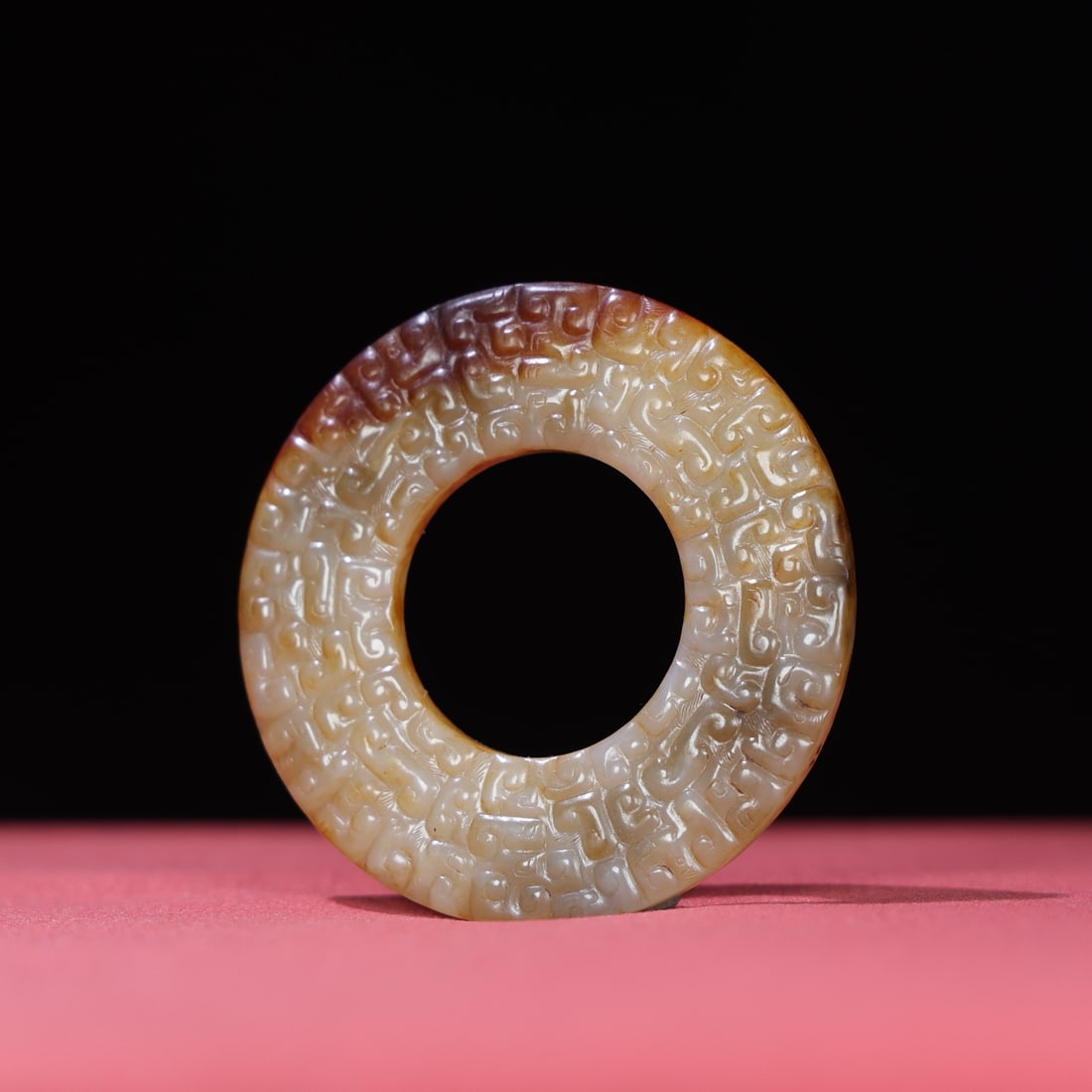 An Exquisite Archaic Jade Dragon Pattern Pendant - 3