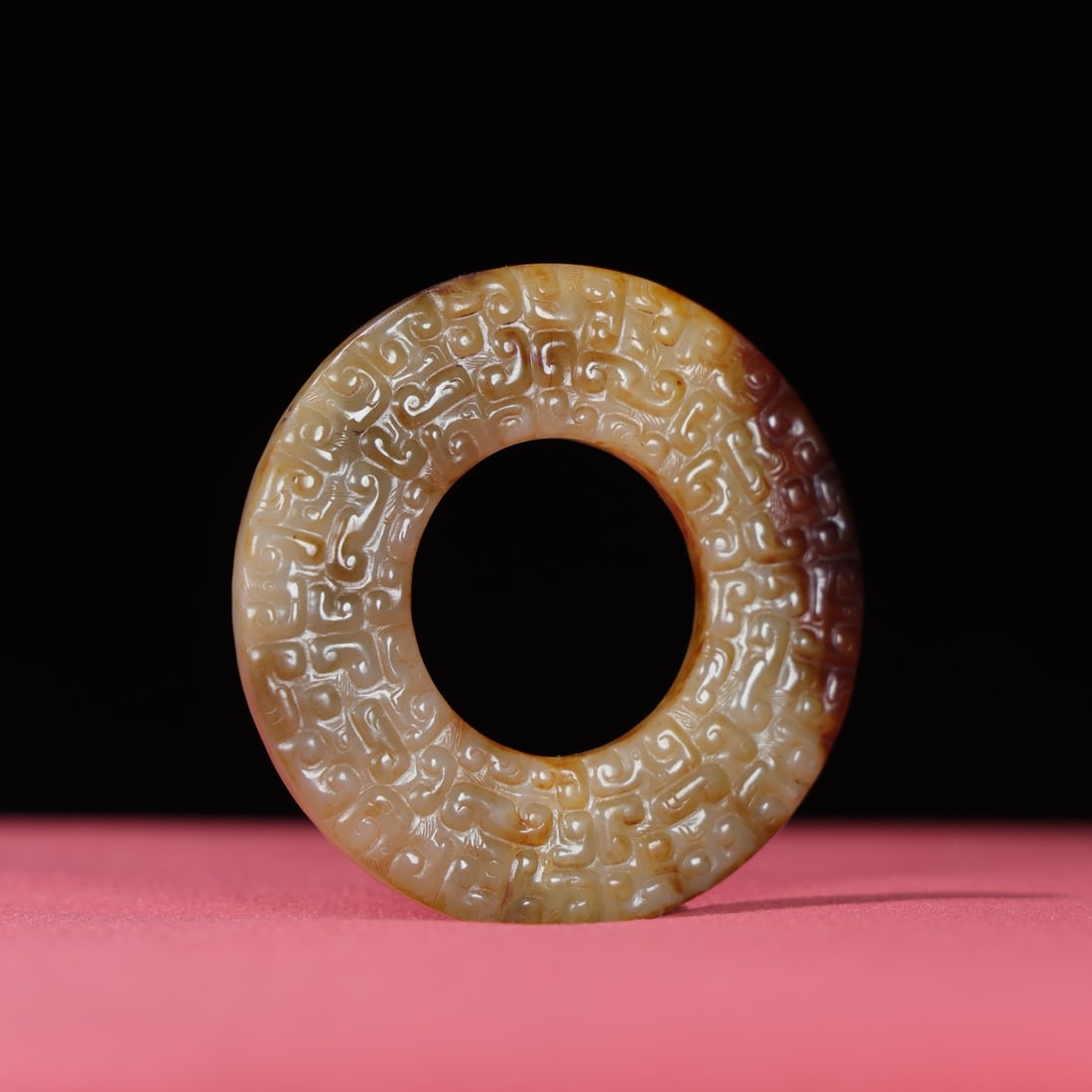 An Exquisite Archaic Jade Dragon Pattern Pendant - 6