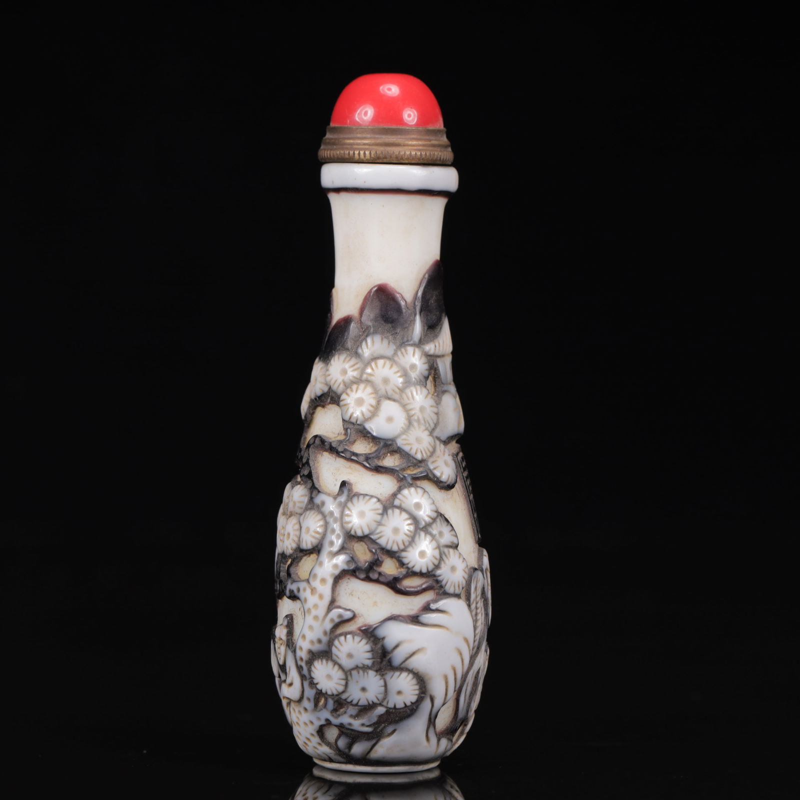 An Exquisite Glass Figure Pattern Snuff Bottle - 8
