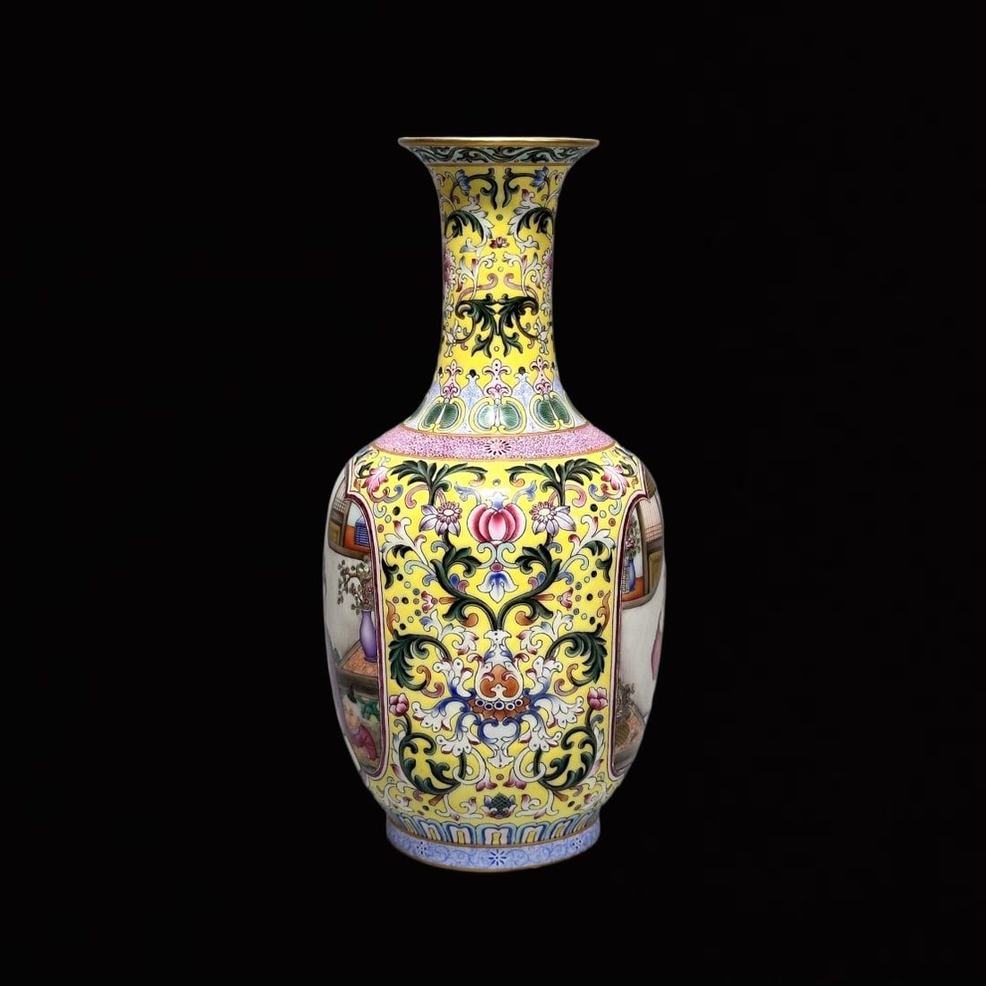 An Exquisite Enamel Figure Pattern Vase - 11