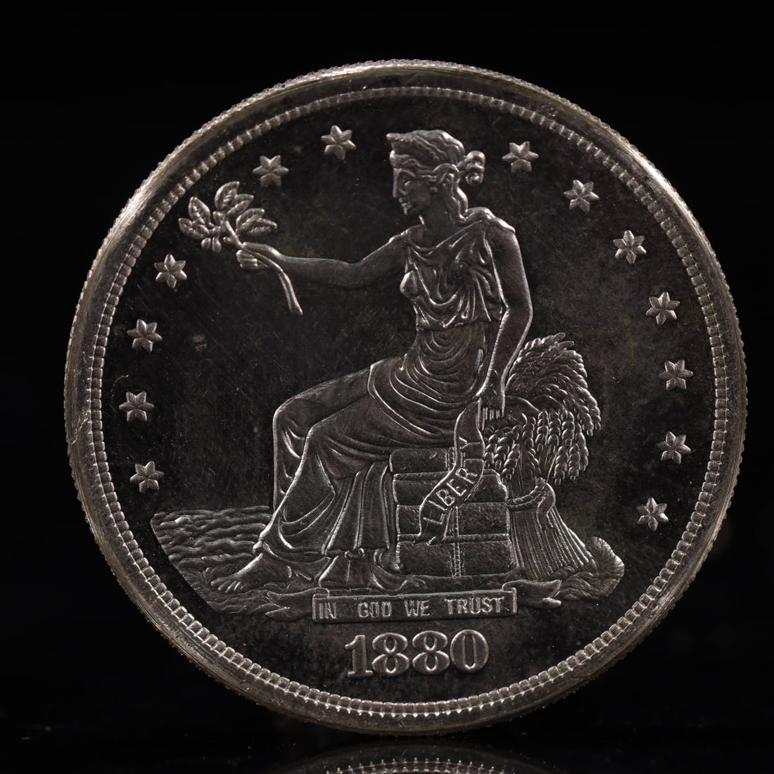 USA Trade Dollar 1880 Coin (1 of 2)