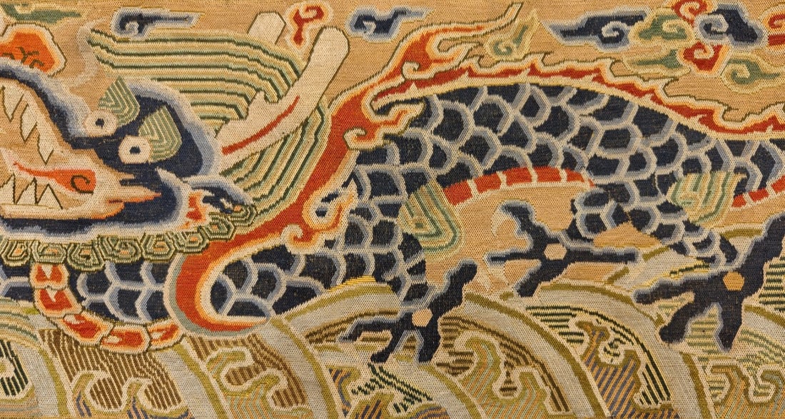 Nasha embroidered sea dragon pattern - 2