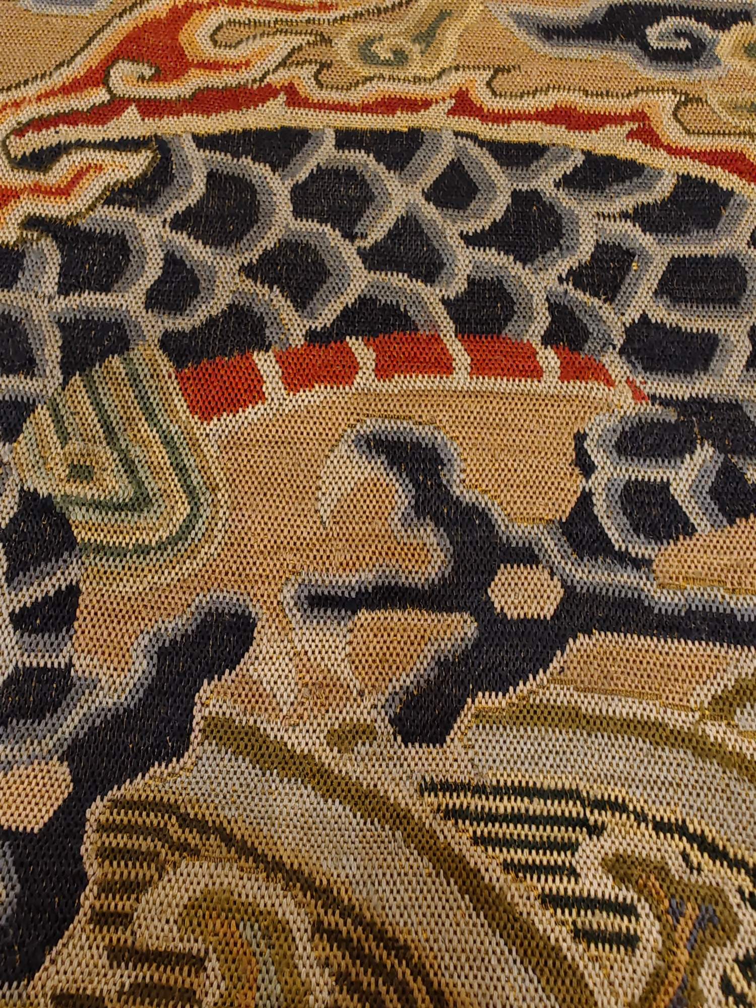 Nasha embroidered sea dragon pattern - 6