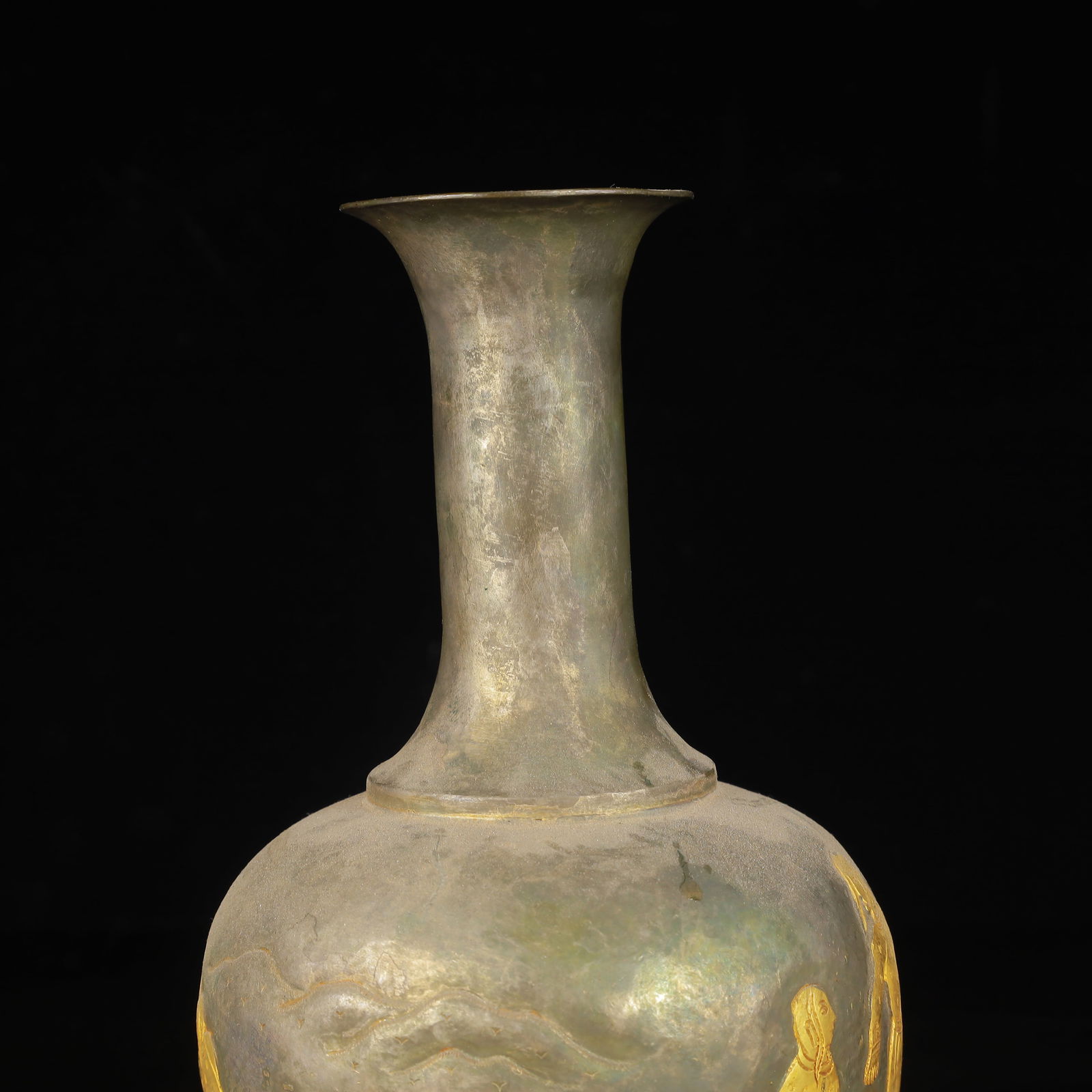 An Exquisite Gilt Silver Figure Pattern Vase - 5