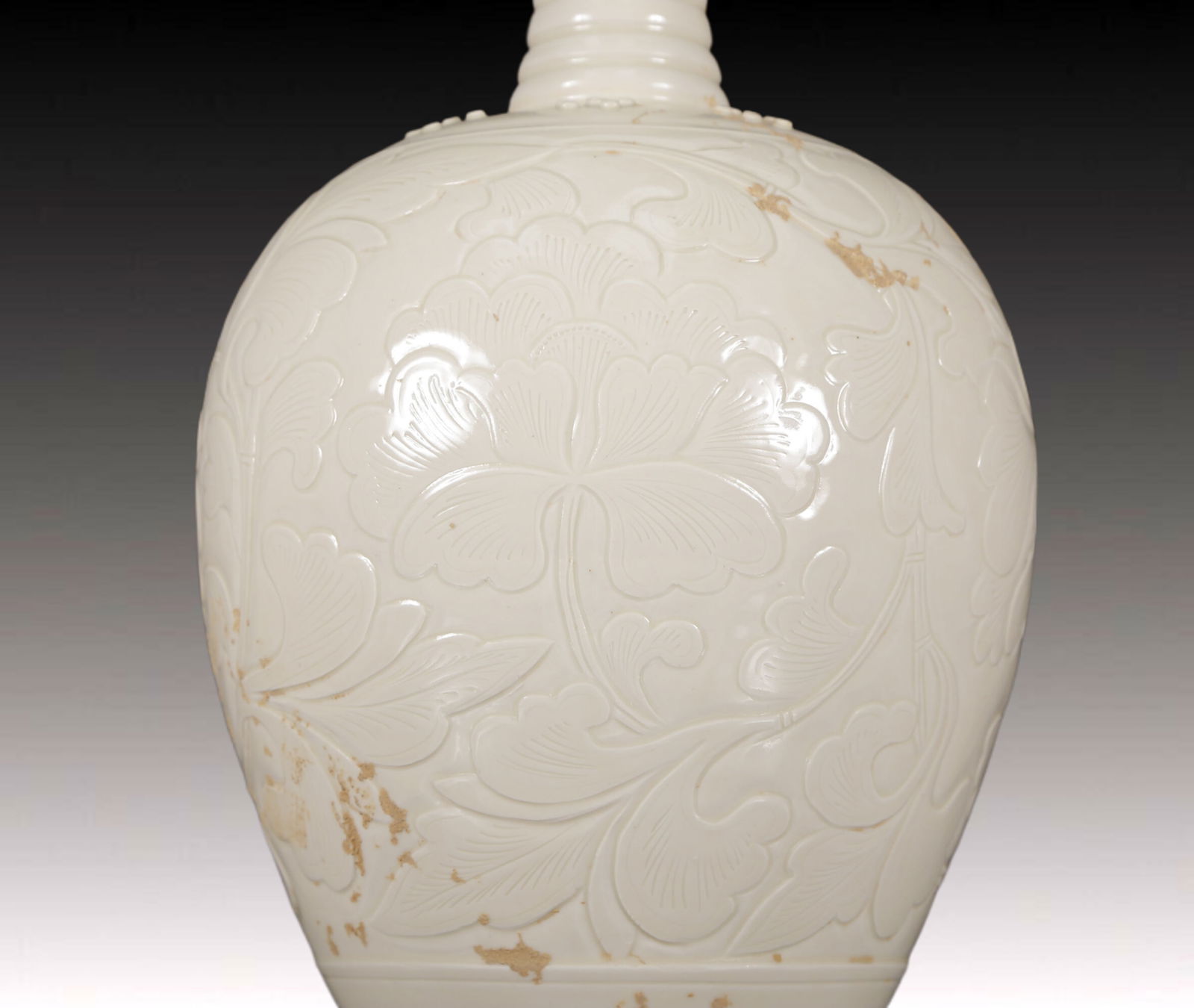 A Huge Ding yao Flower Pattern Vase - 4