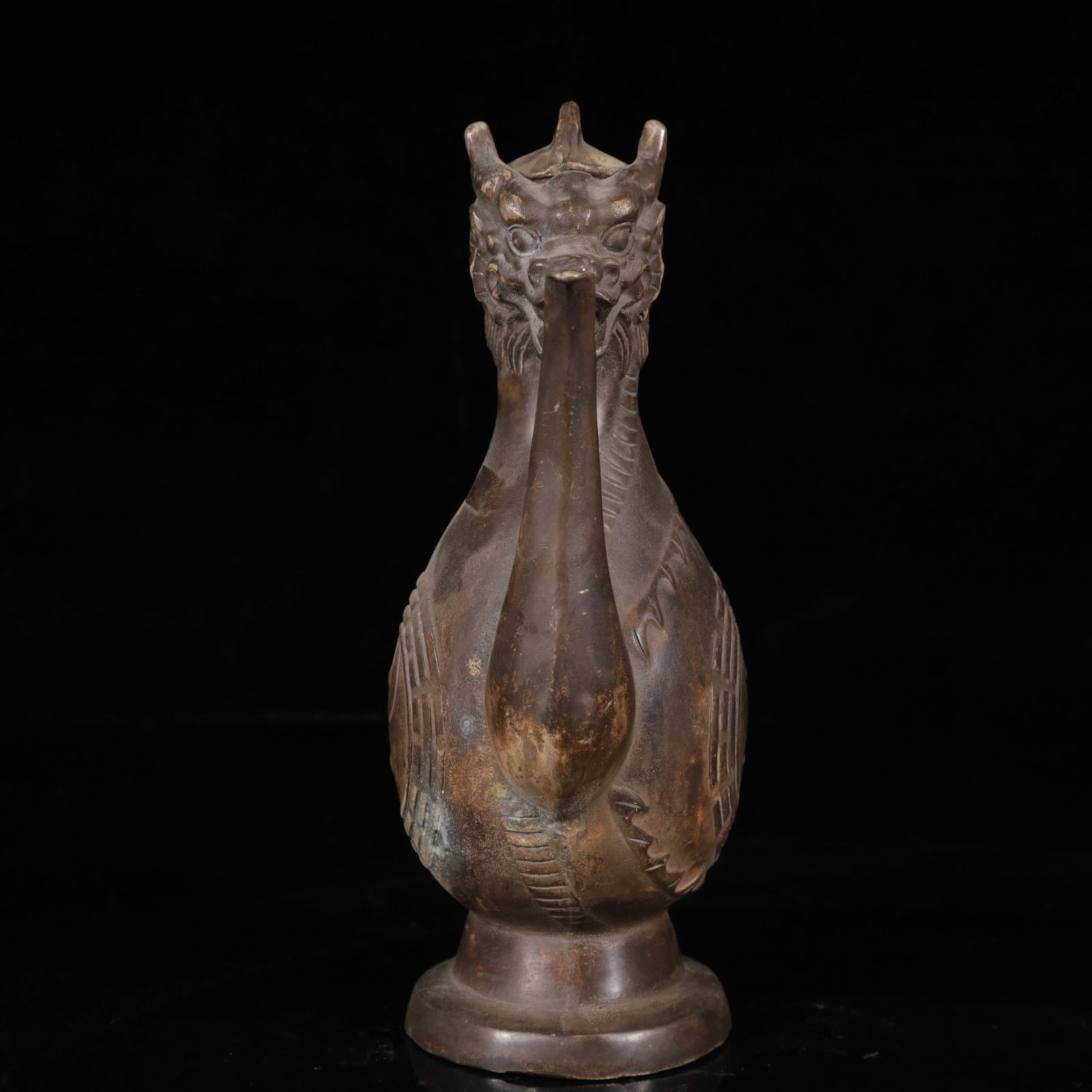 An Exquisite Silver Dragon Pattern Ewer - 7