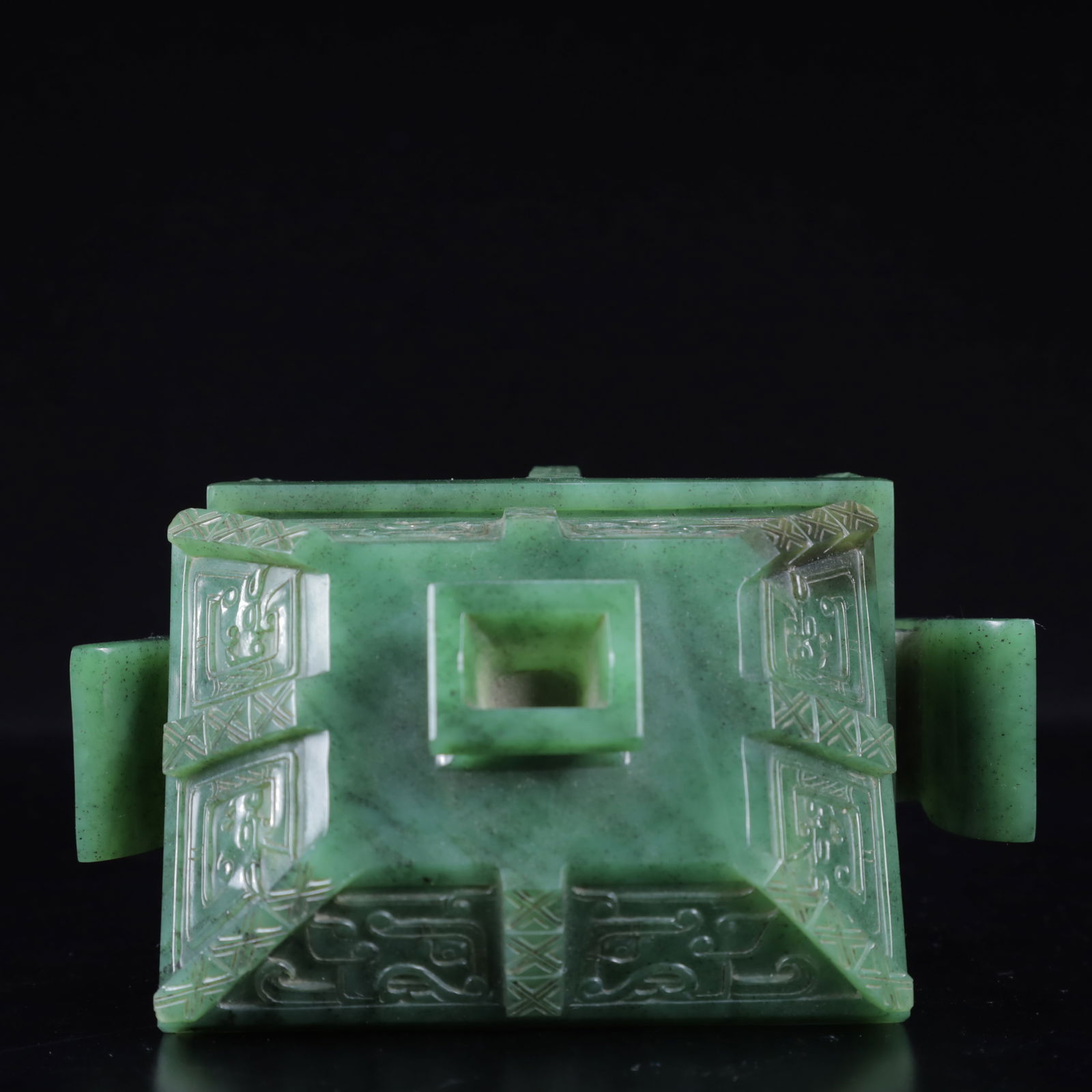 An Exquisite Jasper Beast-Face Pattern Censer - 7