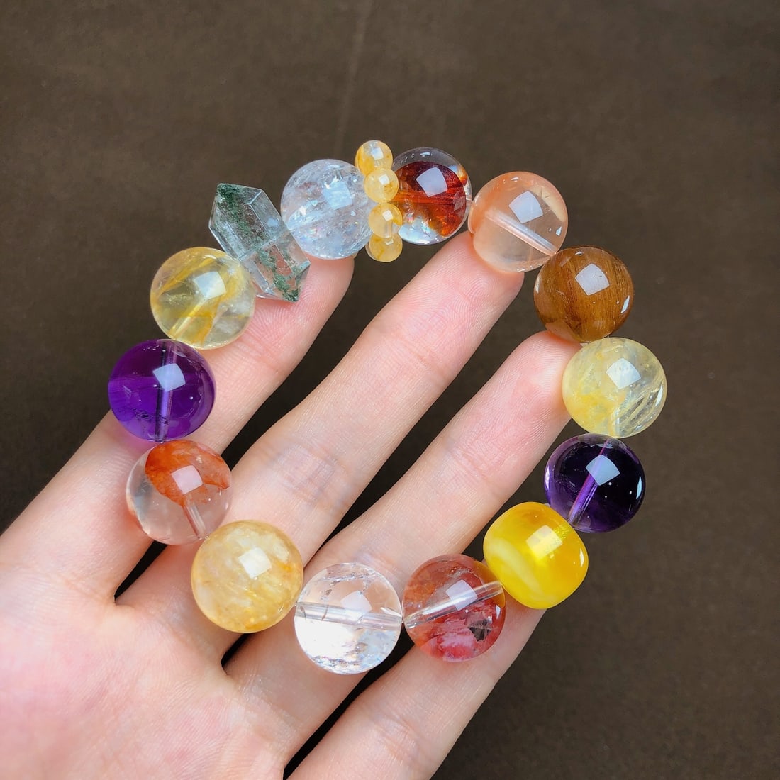 An Exquisite Crystal Bracelets: An Exquisite Crystal Bracelets,Size:0.6in,Weight:56g 水晶手串