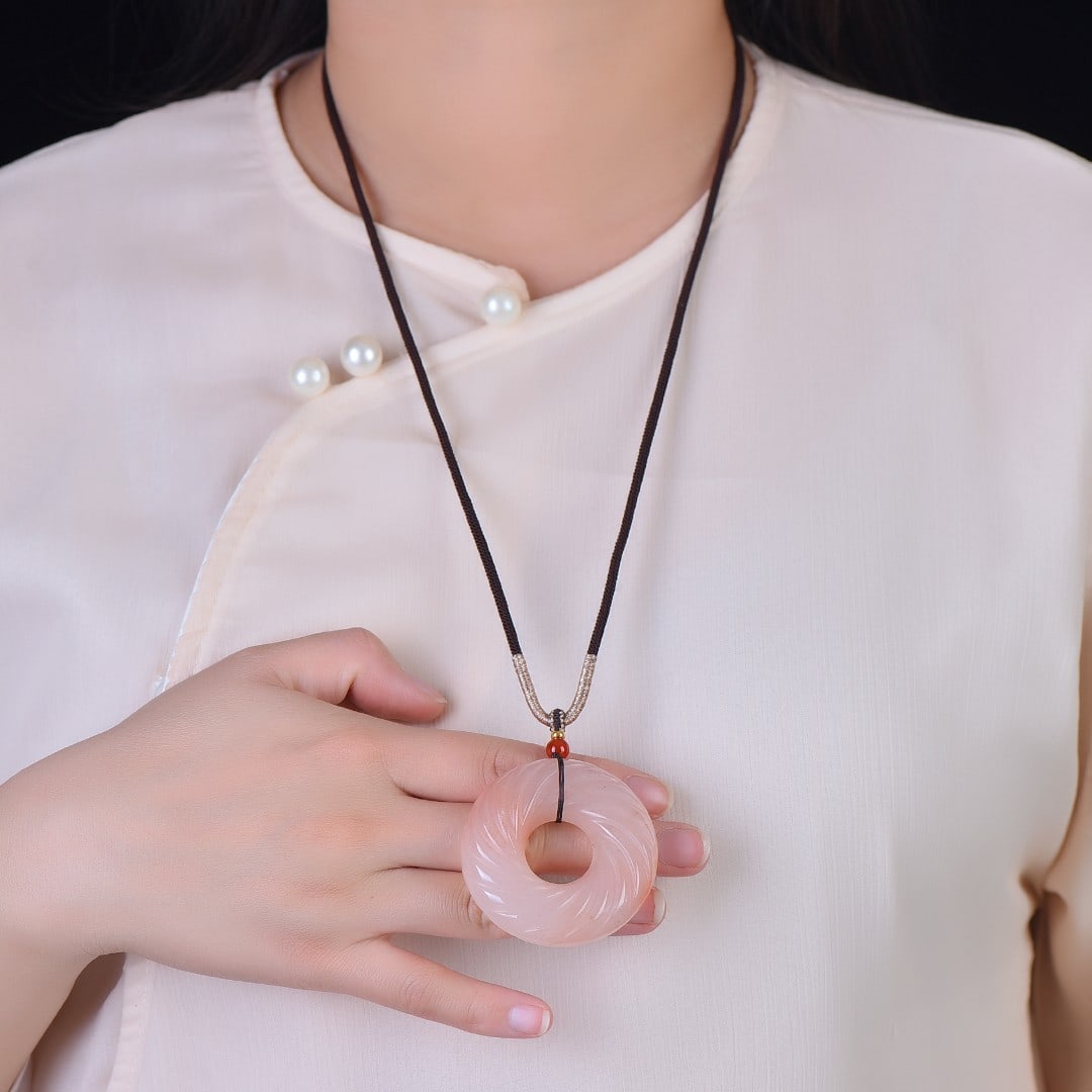 An Exquisite Red Jade Pendant: An Exquisite Red Jade Pendant,Size:2inx2in 红玉挂件