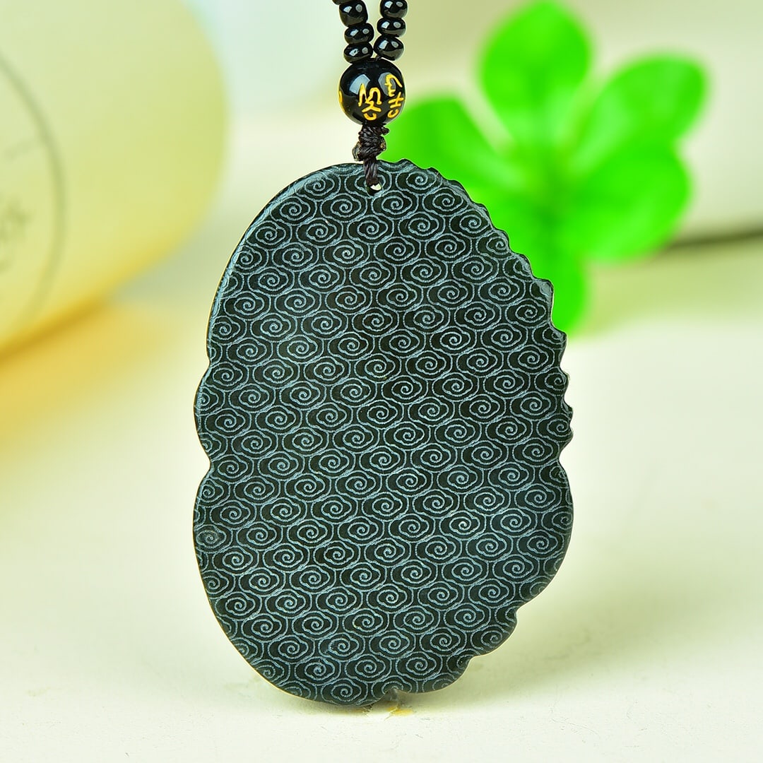 An Exquisite Sapphire Dragon Pattern Pendant - 5