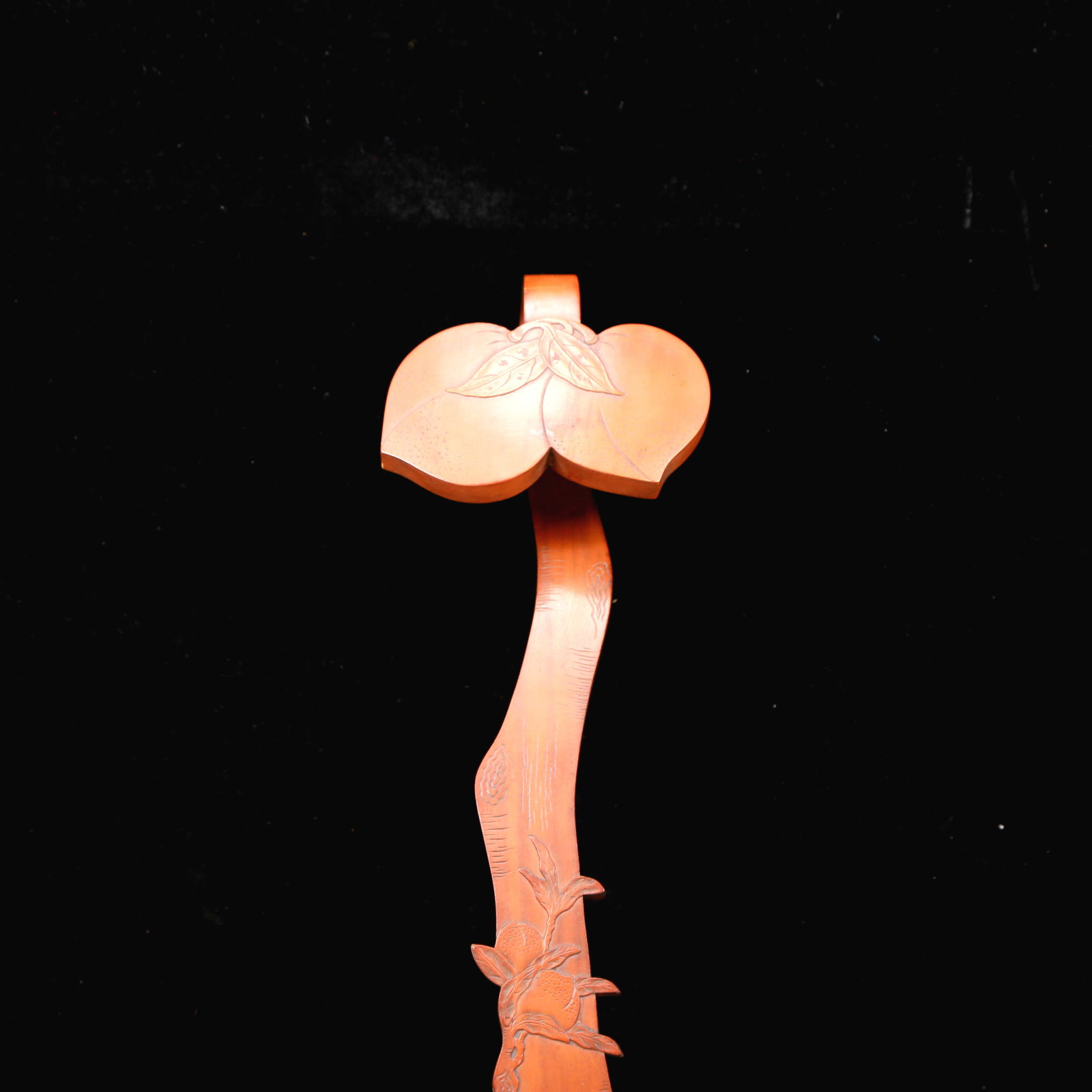 An Exquisite Bamboo Peach Pattern Ruyi - 2
