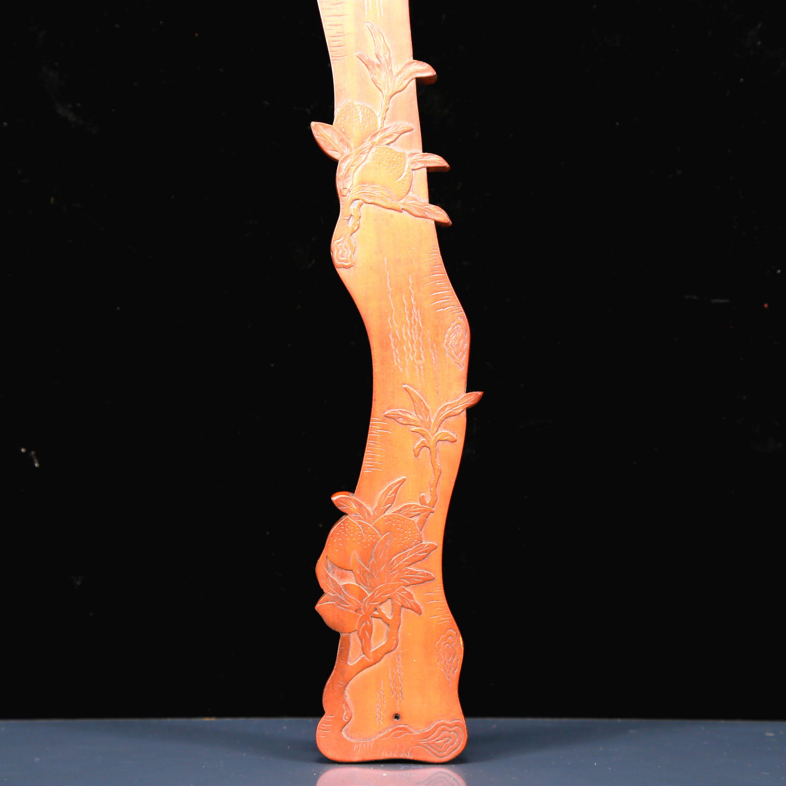 An Exquisite Bamboo Peach Pattern Ruyi - 4