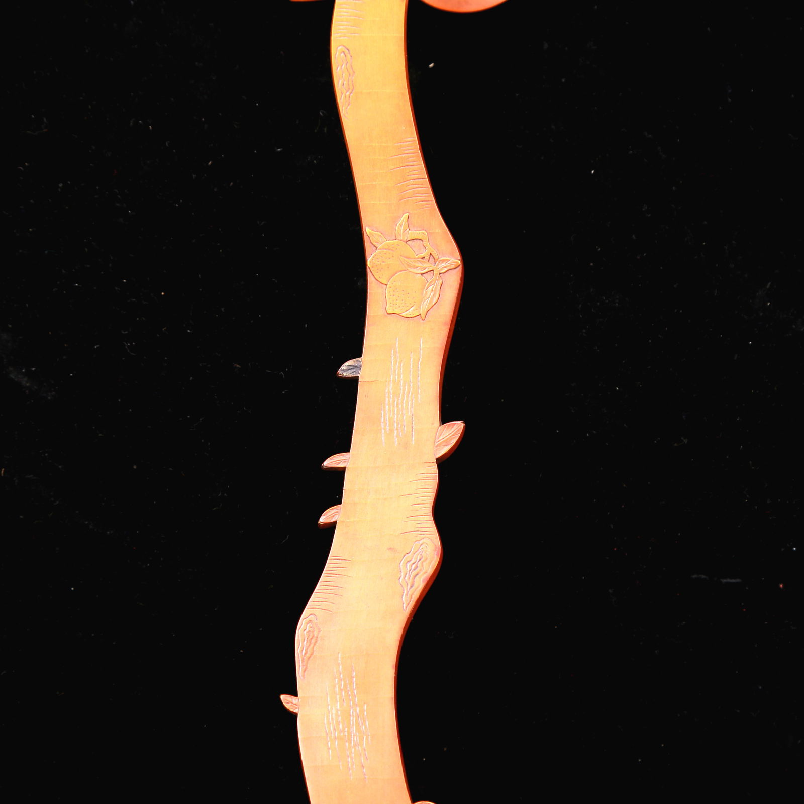 An Exquisite Bamboo Peach Pattern Ruyi - 7