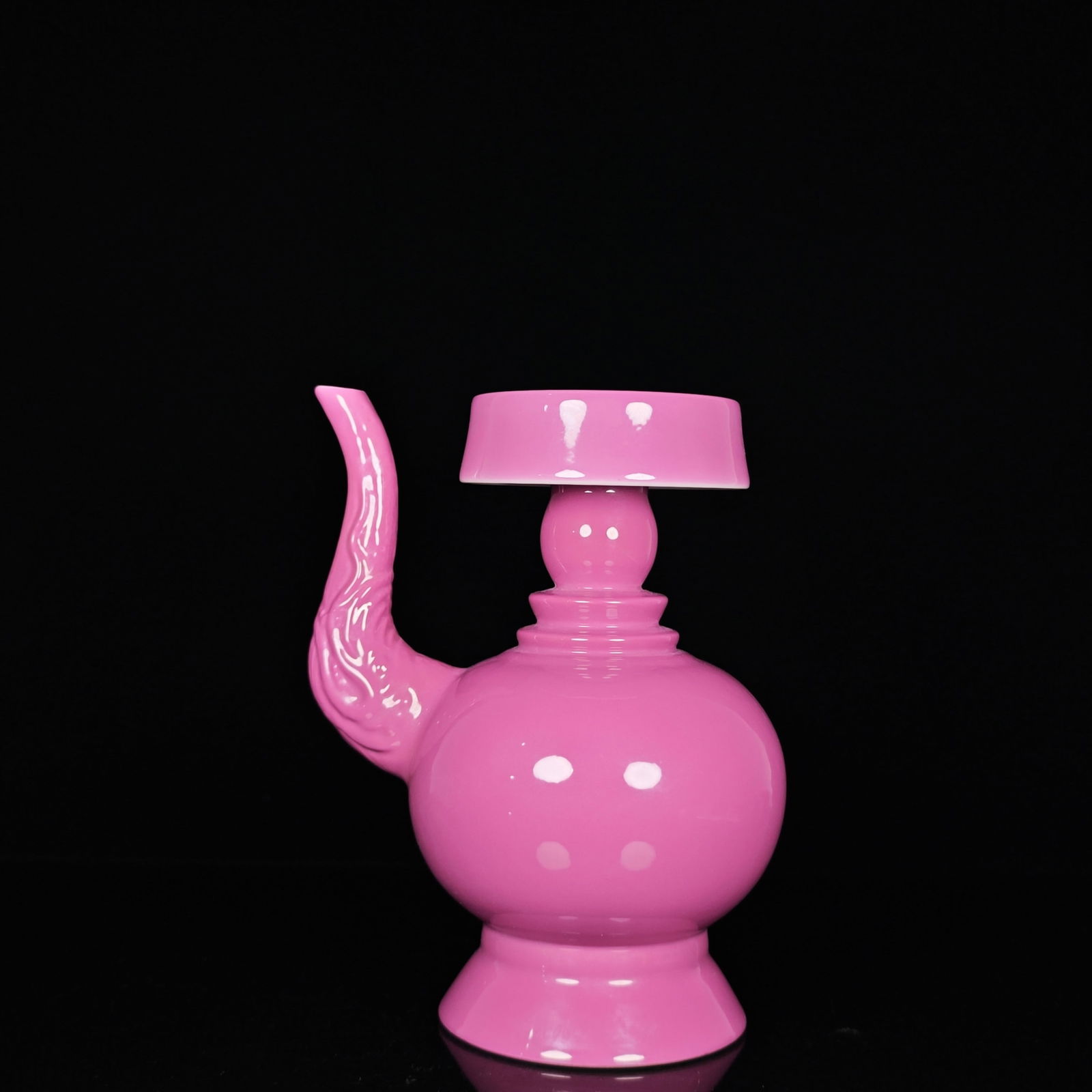 An Exquisite Ruby Red-Glazed Pot - 3