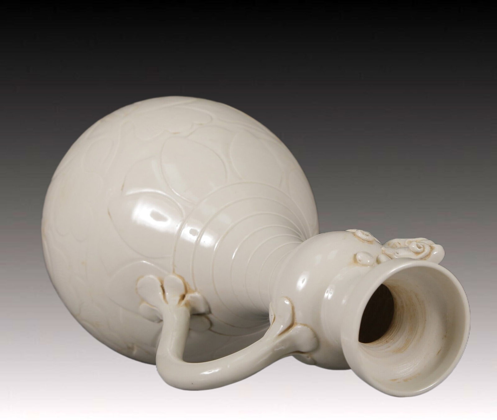 A Rare Ding yao Flower Pattern Ewer - 8