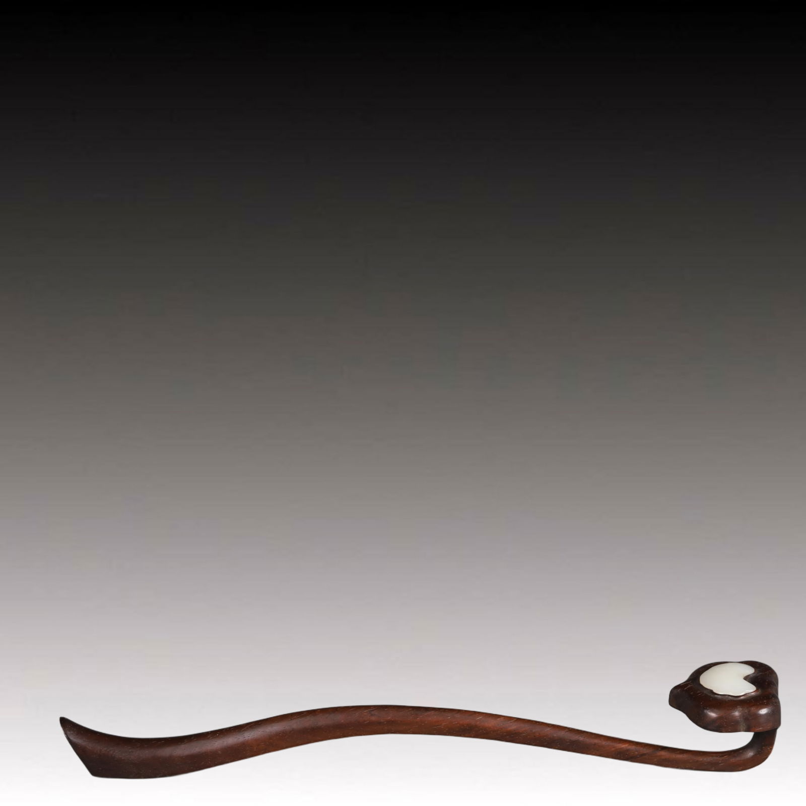 A Precious White Jade Ruyi - 2