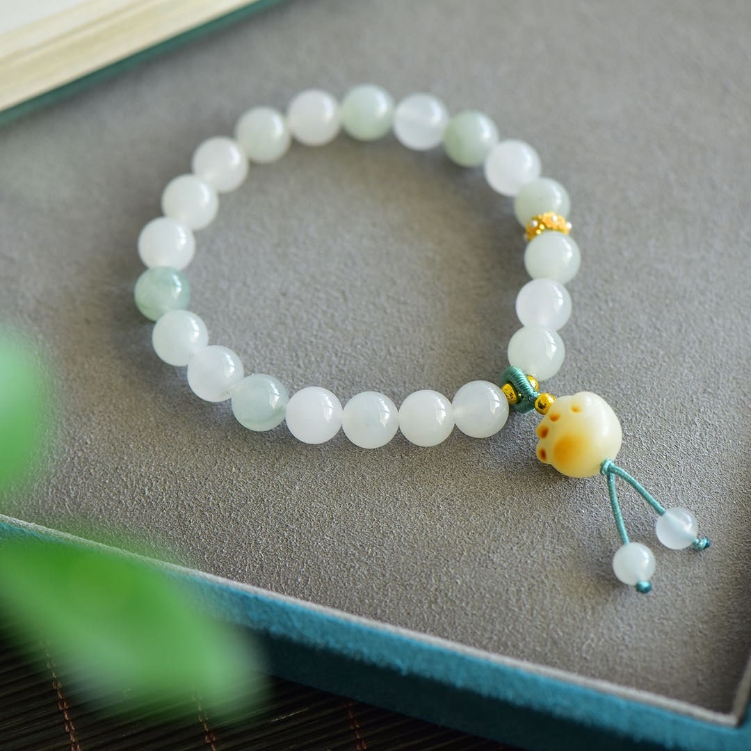 An Exquisite White Jade Bracelets - 3