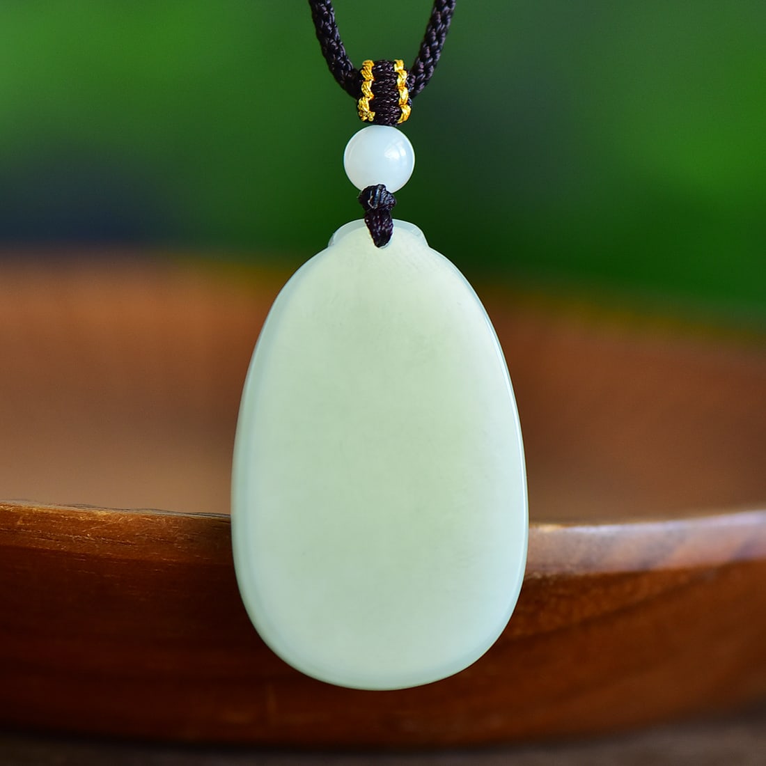 An Exquisite White Jade Sheep Pattern Pendant - 5