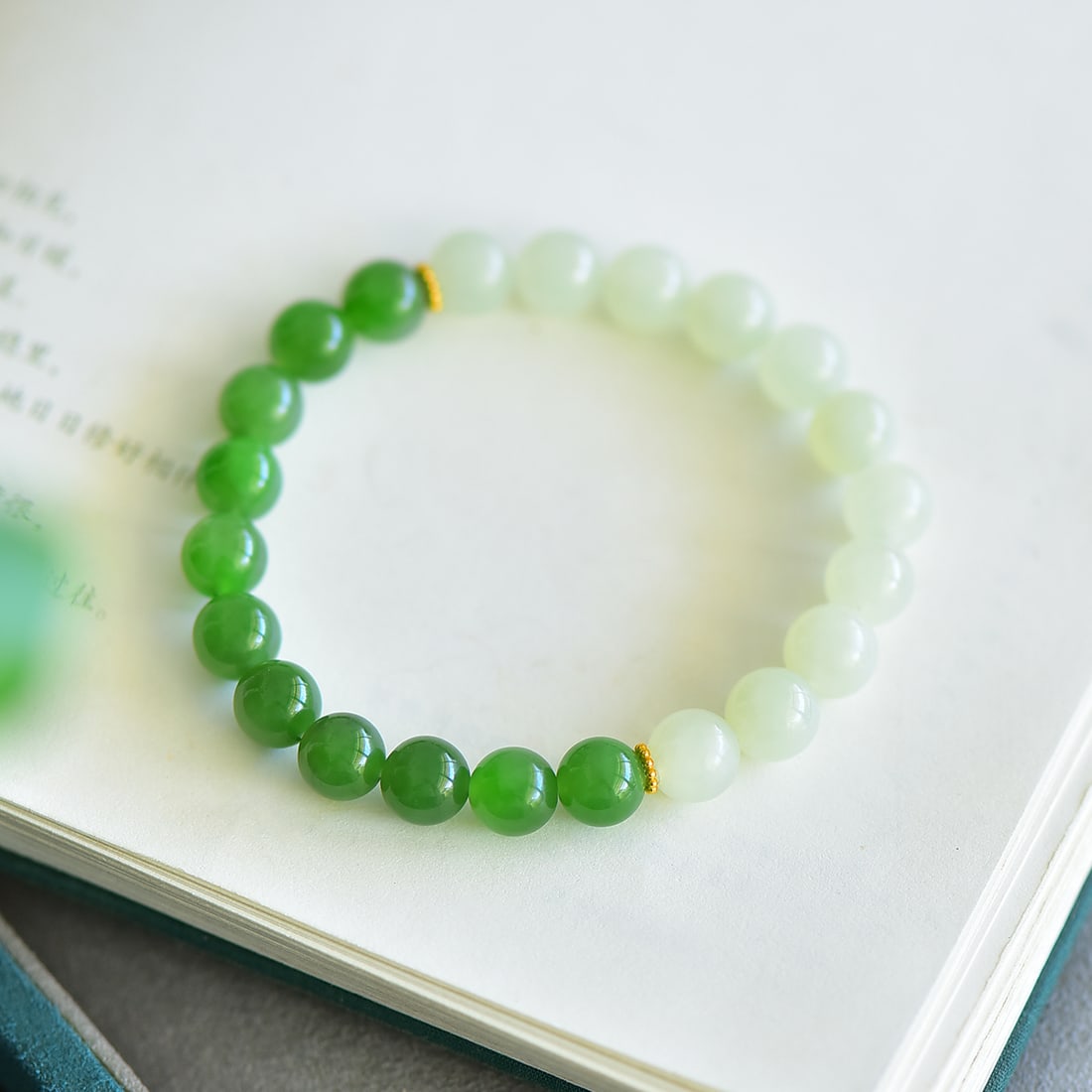 An Exquisite White Jade Jasper Bracelets - 5