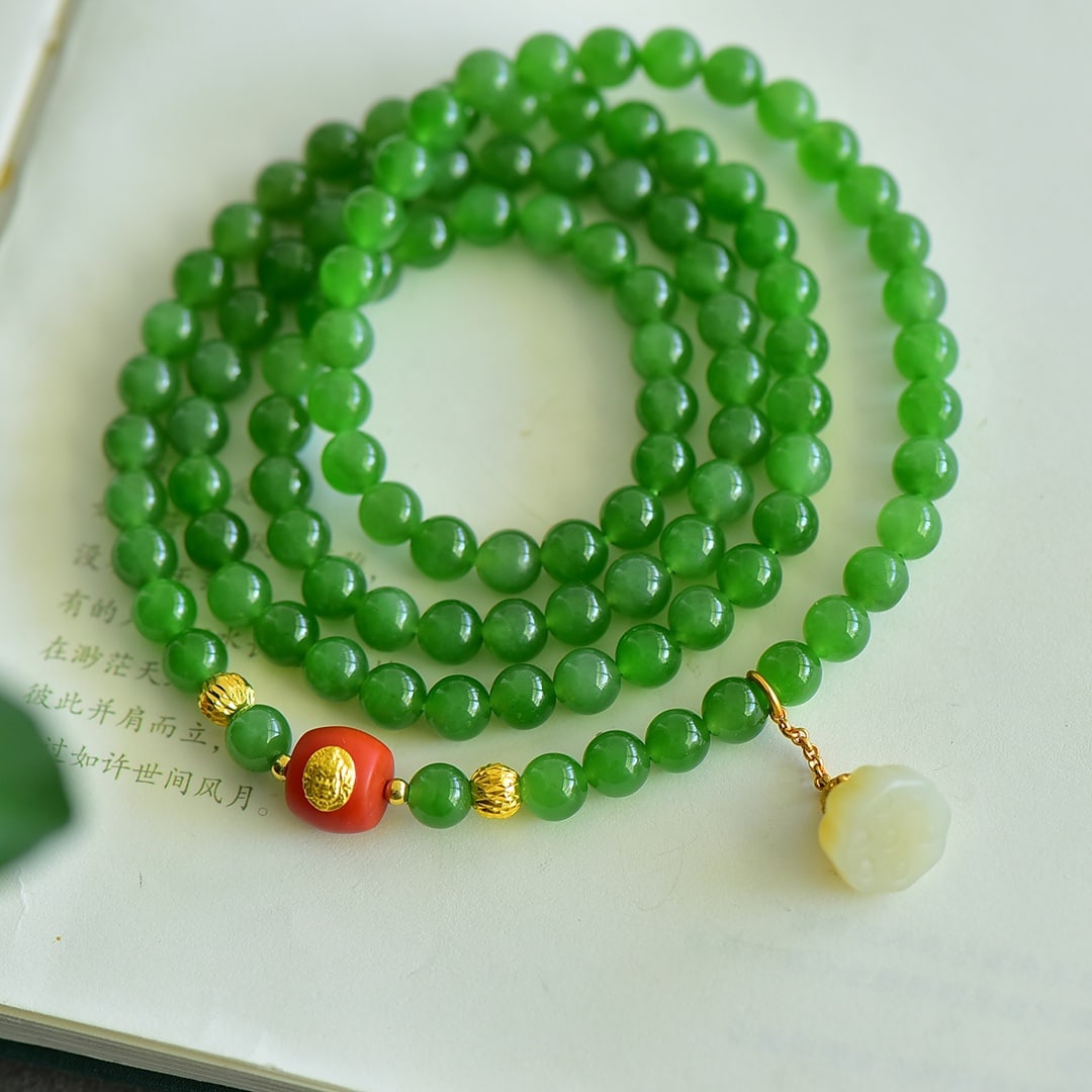 An Exquisite Jasper Bracelets - 2