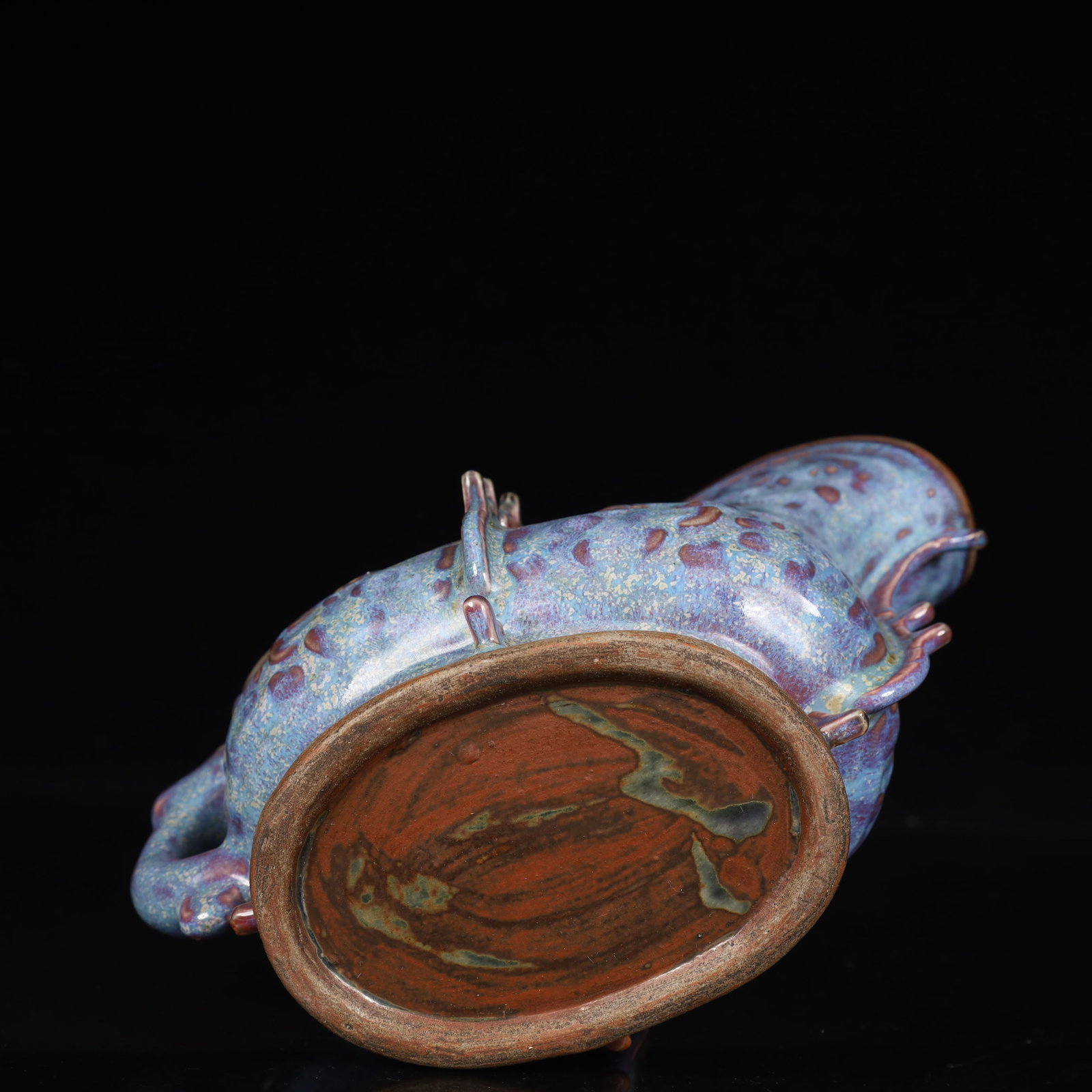 An Exquisite Jun yao Beast-Face Pattern Ewer - 13