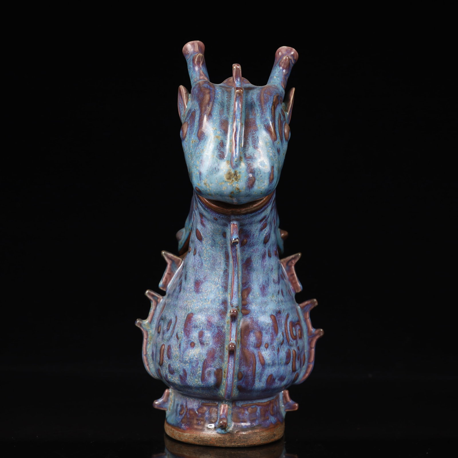 An Exquisite Jun yao Beast-Face Pattern Ewer - 5