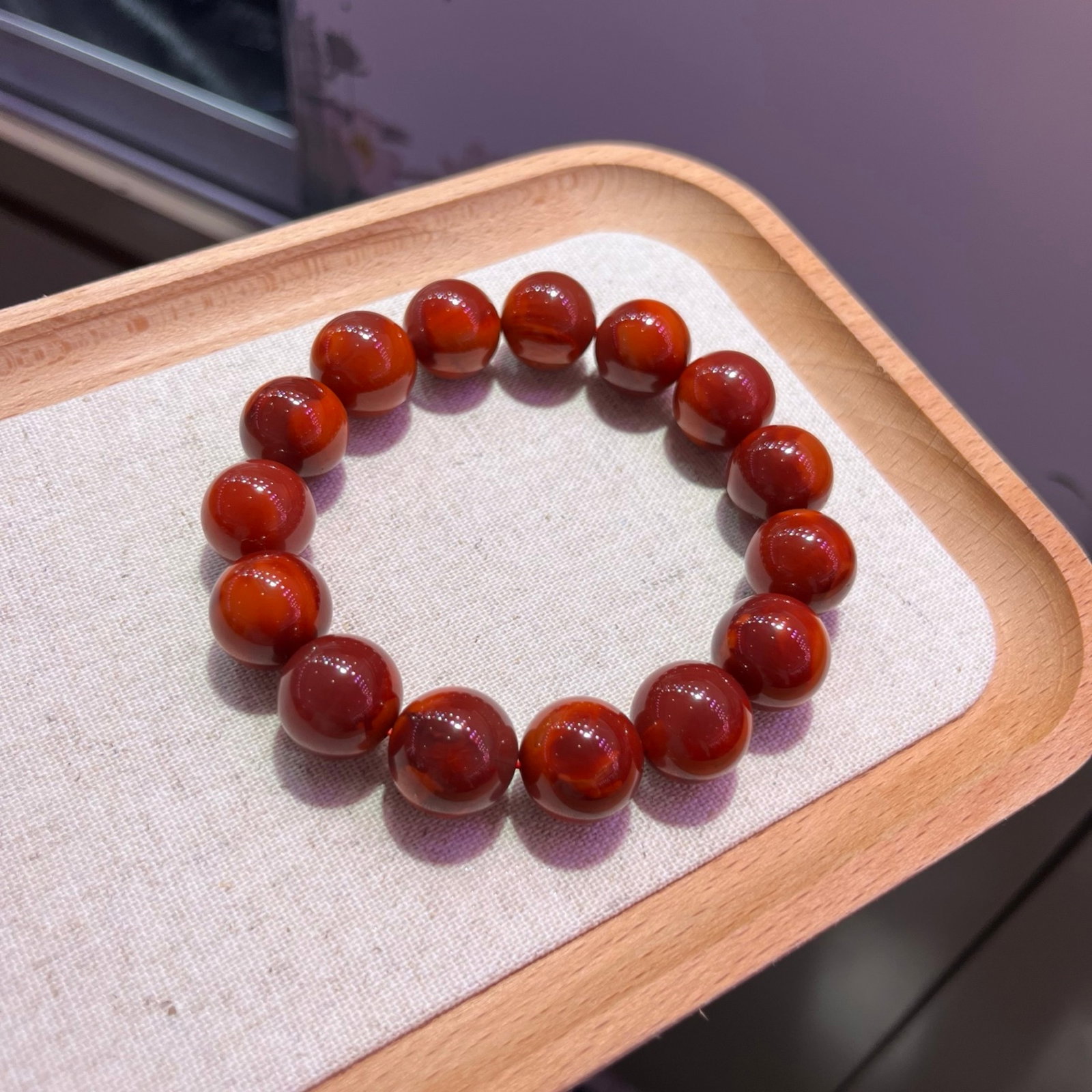 An Exquisite Agate Bracelets - 6