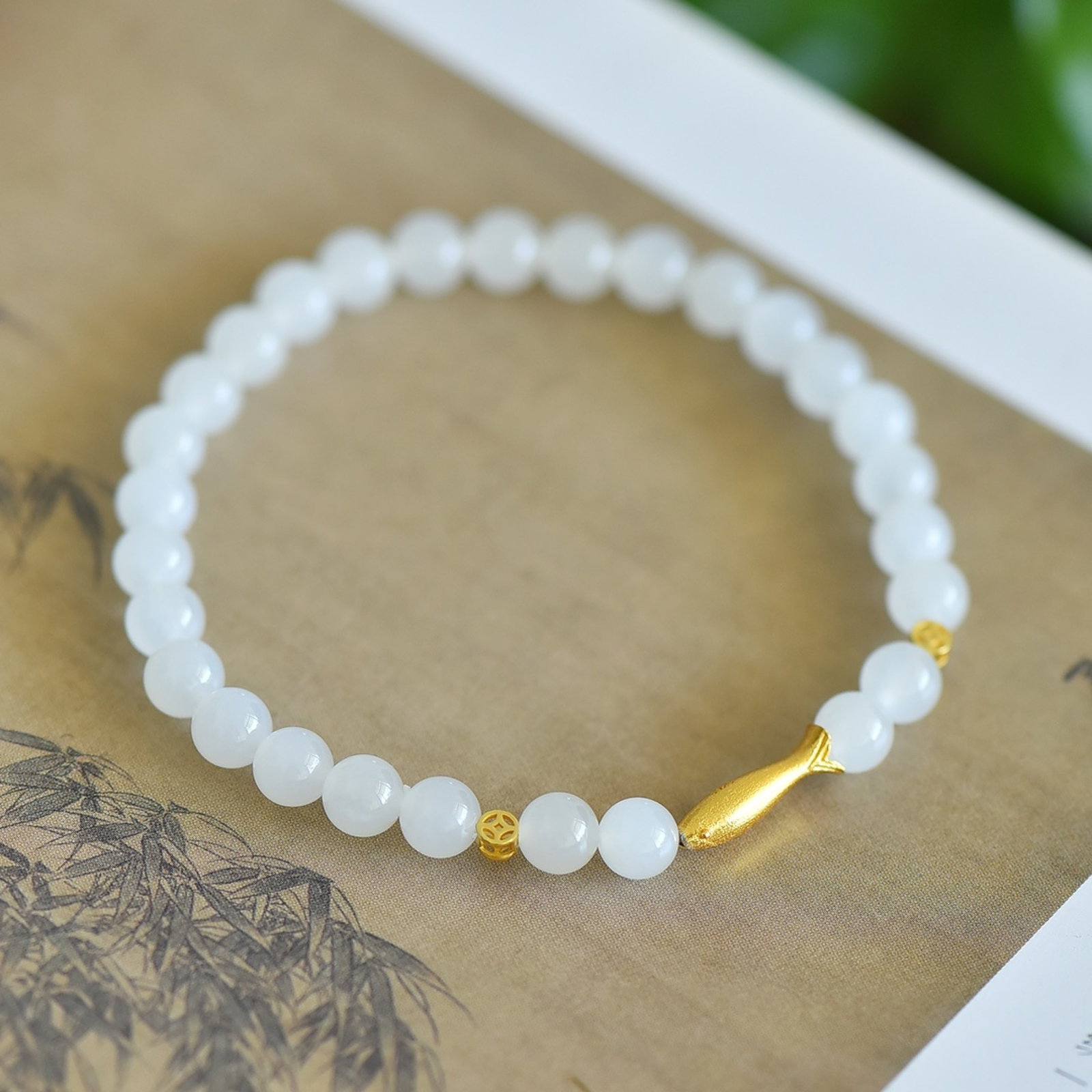 An Exquisite White Jade Bracelets - 3