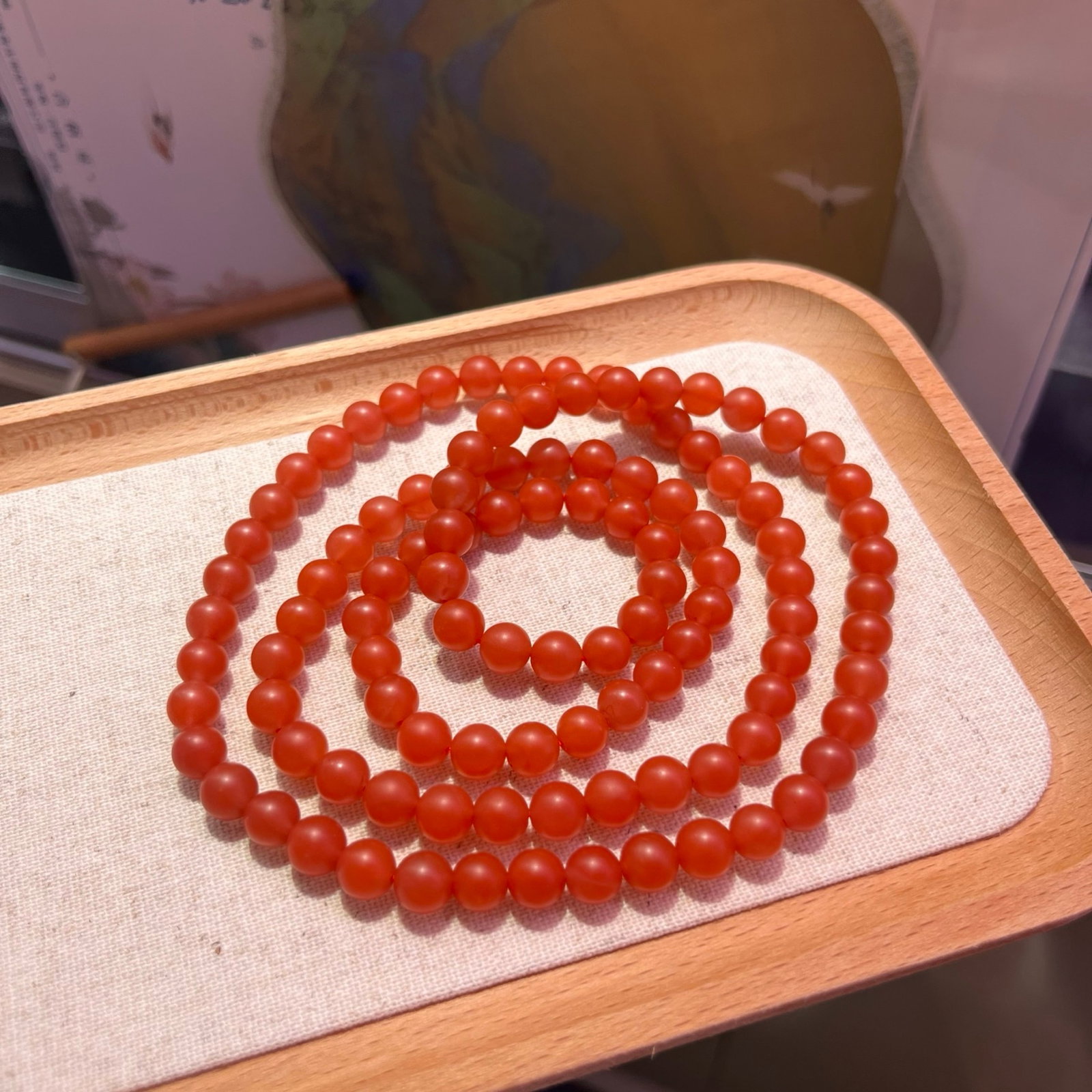 An Exquisite Agate Bracelets - 6