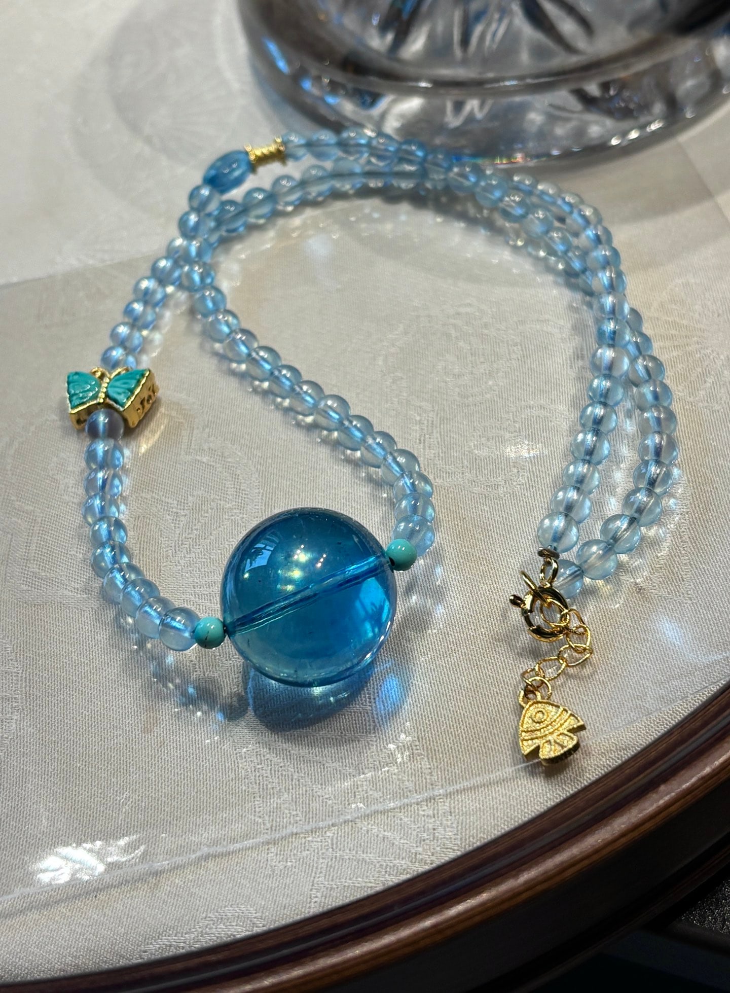 An Exquisite Aquamarine Pendant - 5