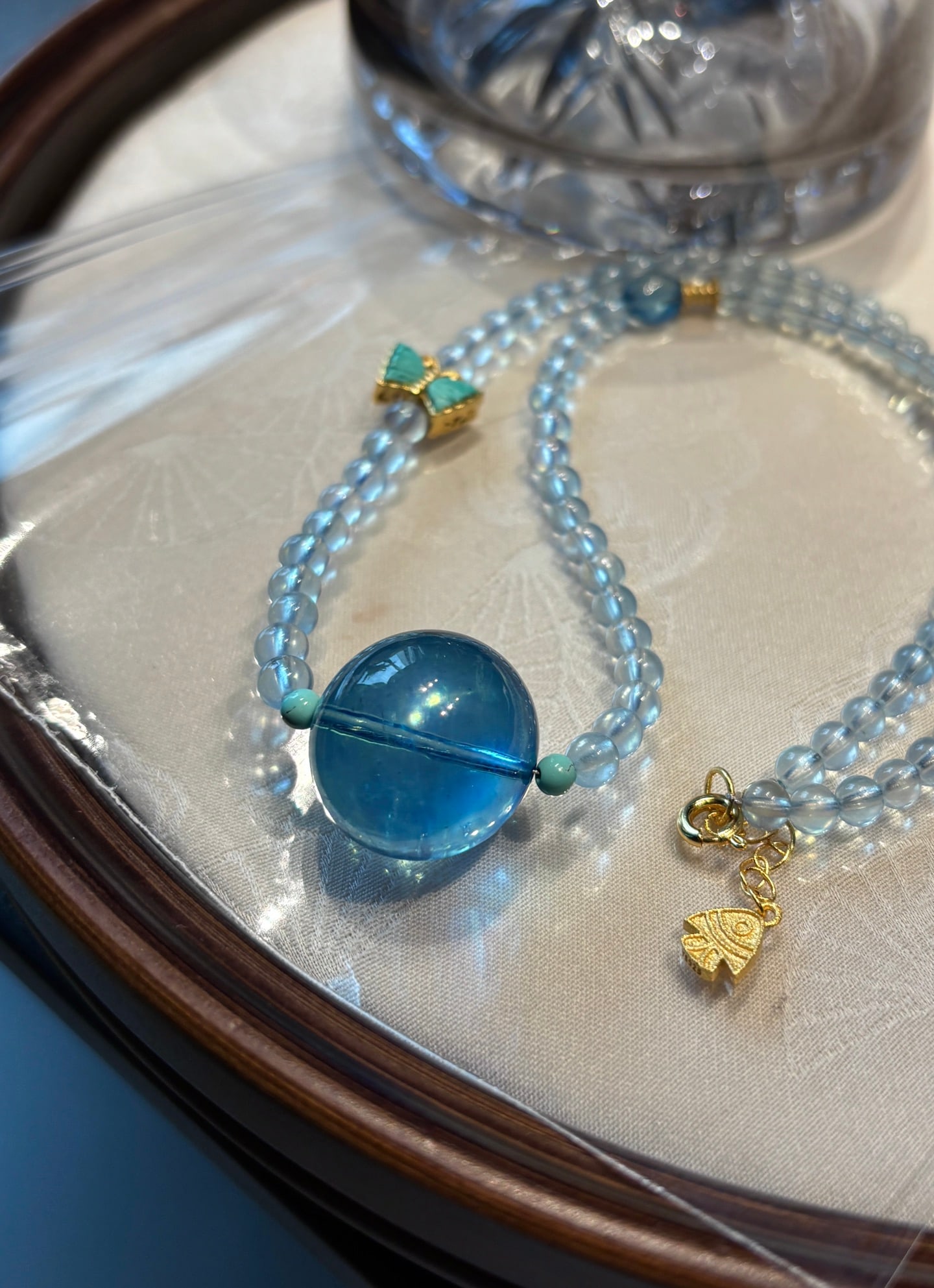 An Exquisite Aquamarine Pendant - 6