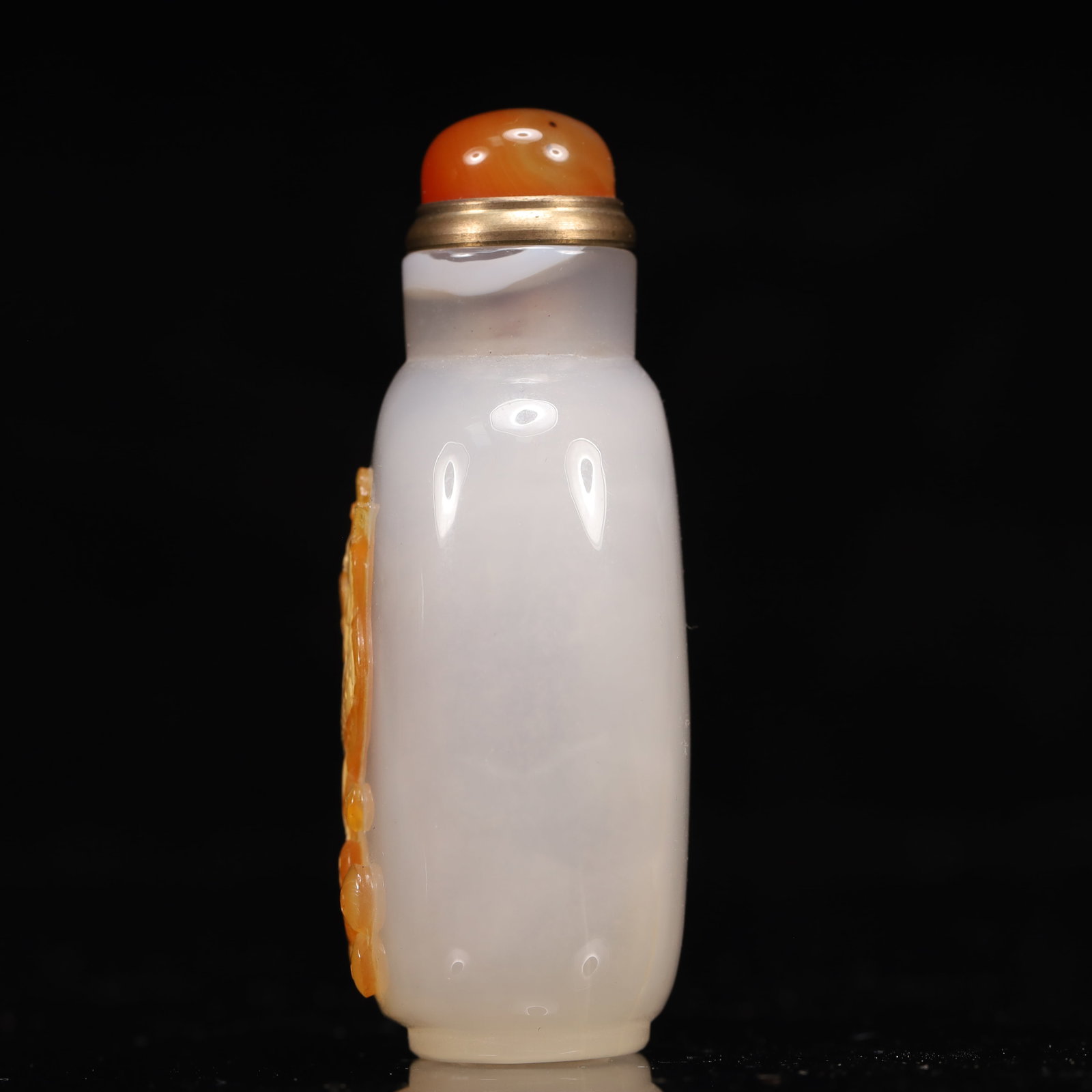 An Exquisite Agate Phoenix Pattern Snuff Bottle - 6